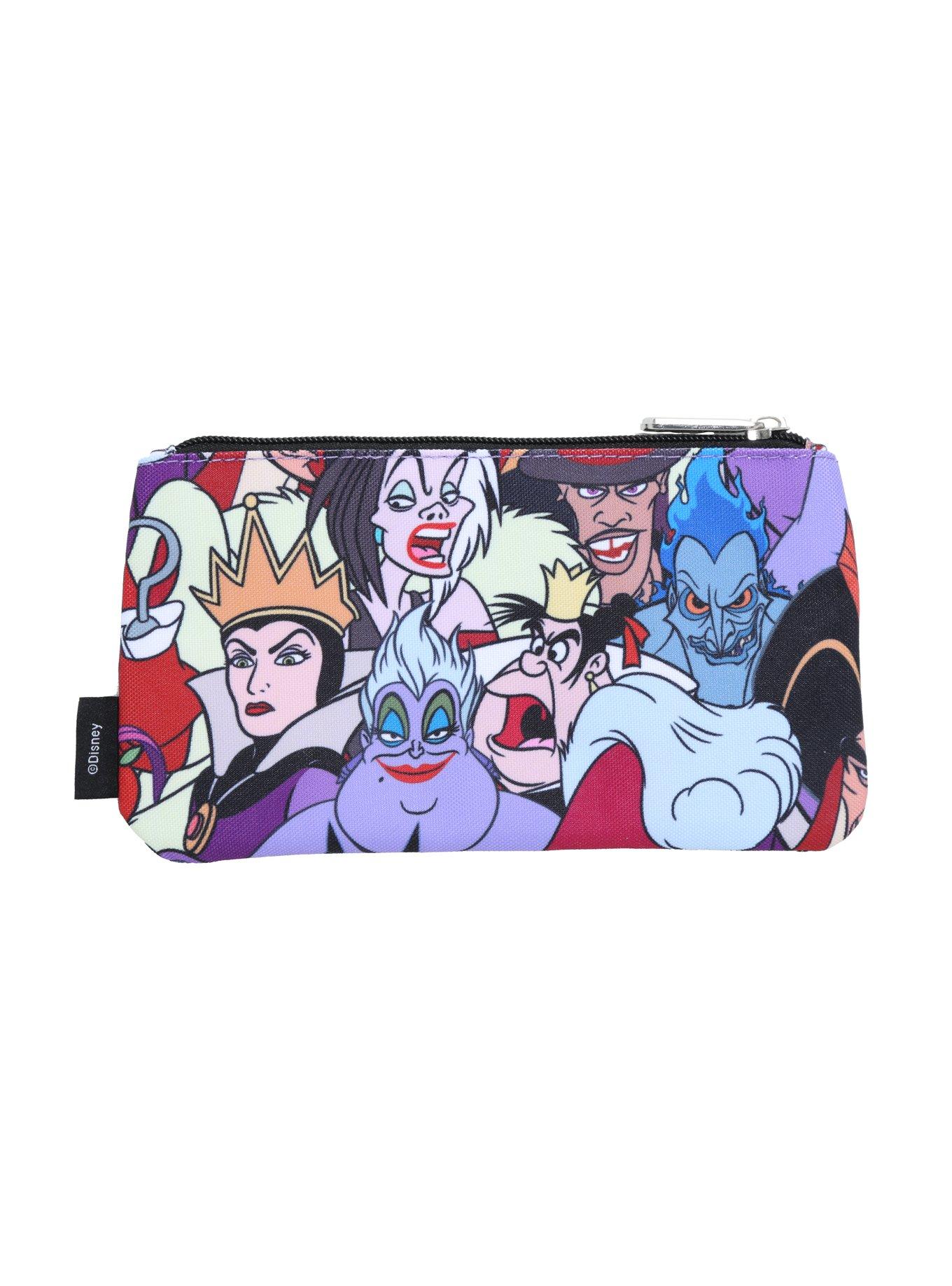 Loungefly Disney Villains Pencil Case, , alternate