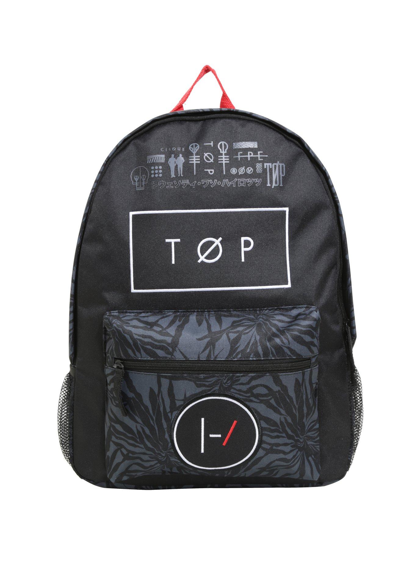 Twenty One Pilots Black Backpack, , alternate