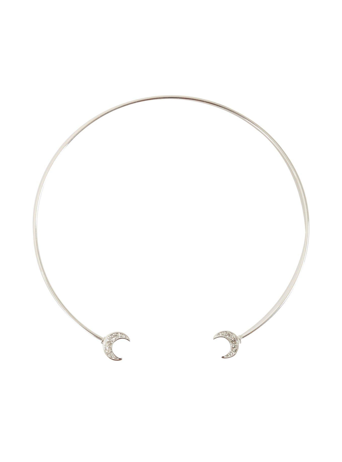 Metal Moon Open Choker, , alternate