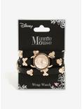 Disney Minnie Mouse Rose Gold Wrap Watch, , alternate