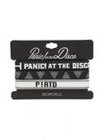 Panic! At The Disco Black And White Rubber Bracelet Set, , alternate
