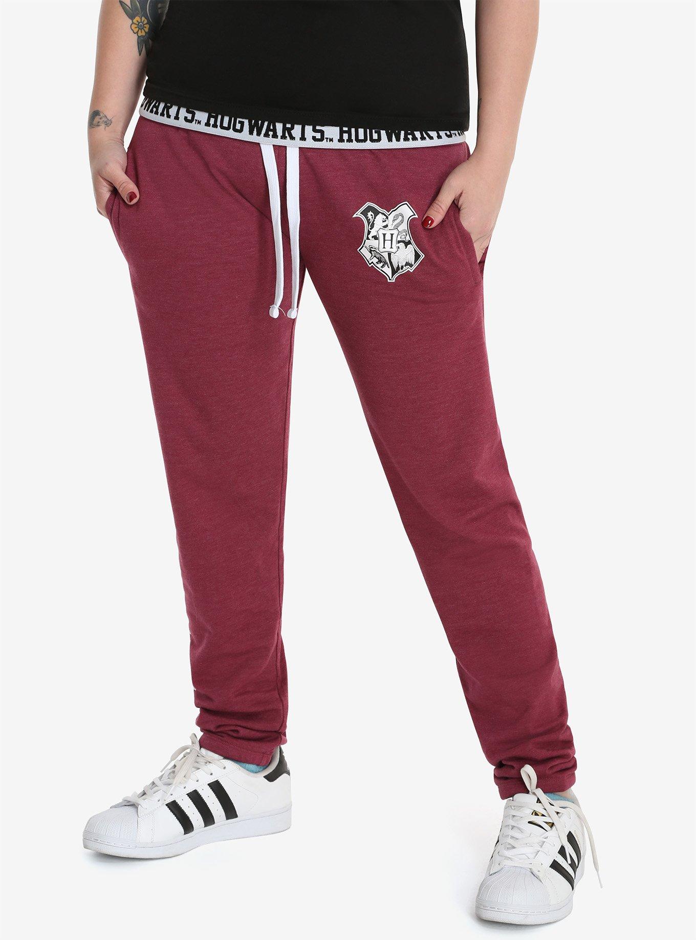 Harry Potter Hogwarts Crest Jogger Pants, , alternate