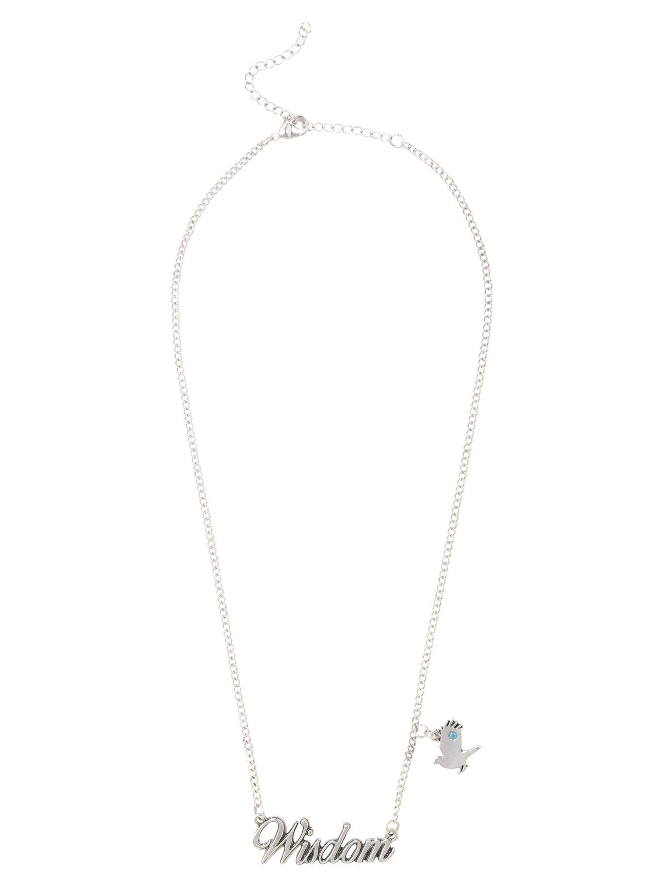Harry Potter Wisdom Ravenclaw Charm Name Plate Necklace, , alternate