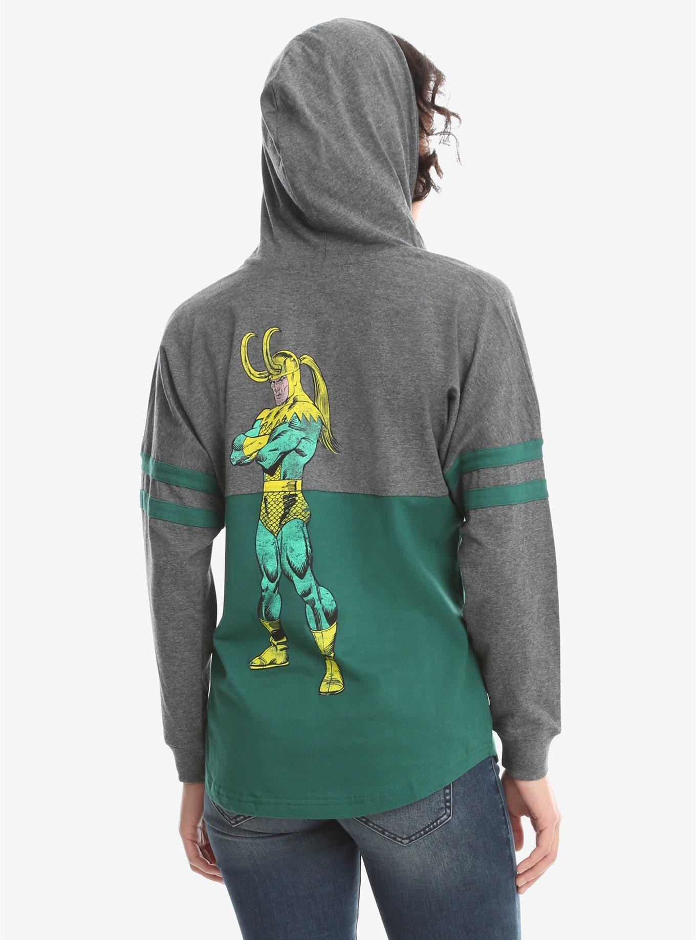 Marvel Loki Retro Jersey Hoodie, , alternate