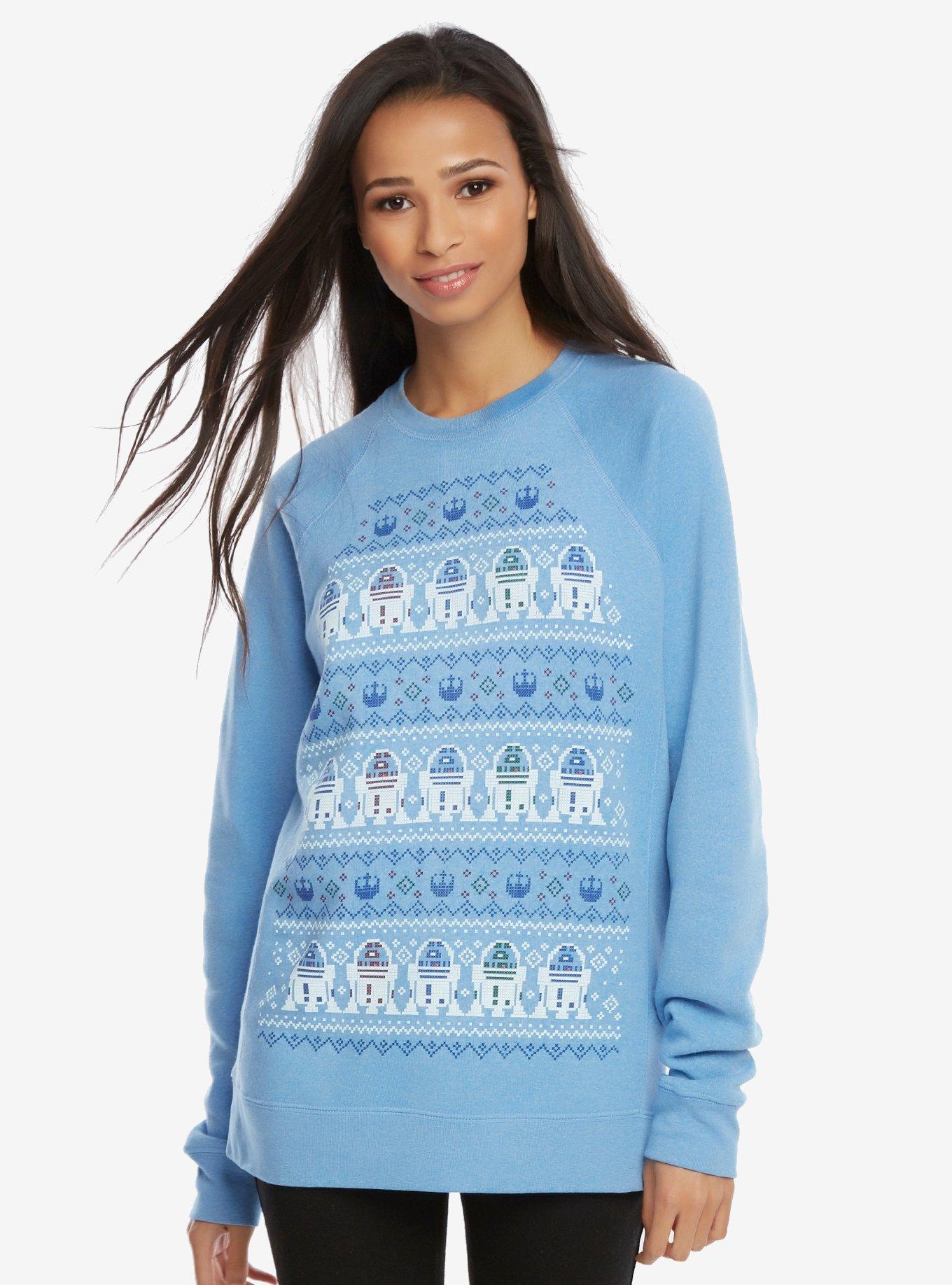Star Wars R2-D2 Cross Stitch Sweatshirt, , alternate