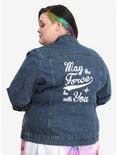Star Wars May The Force Denim Jacket Extended Size, , alternate