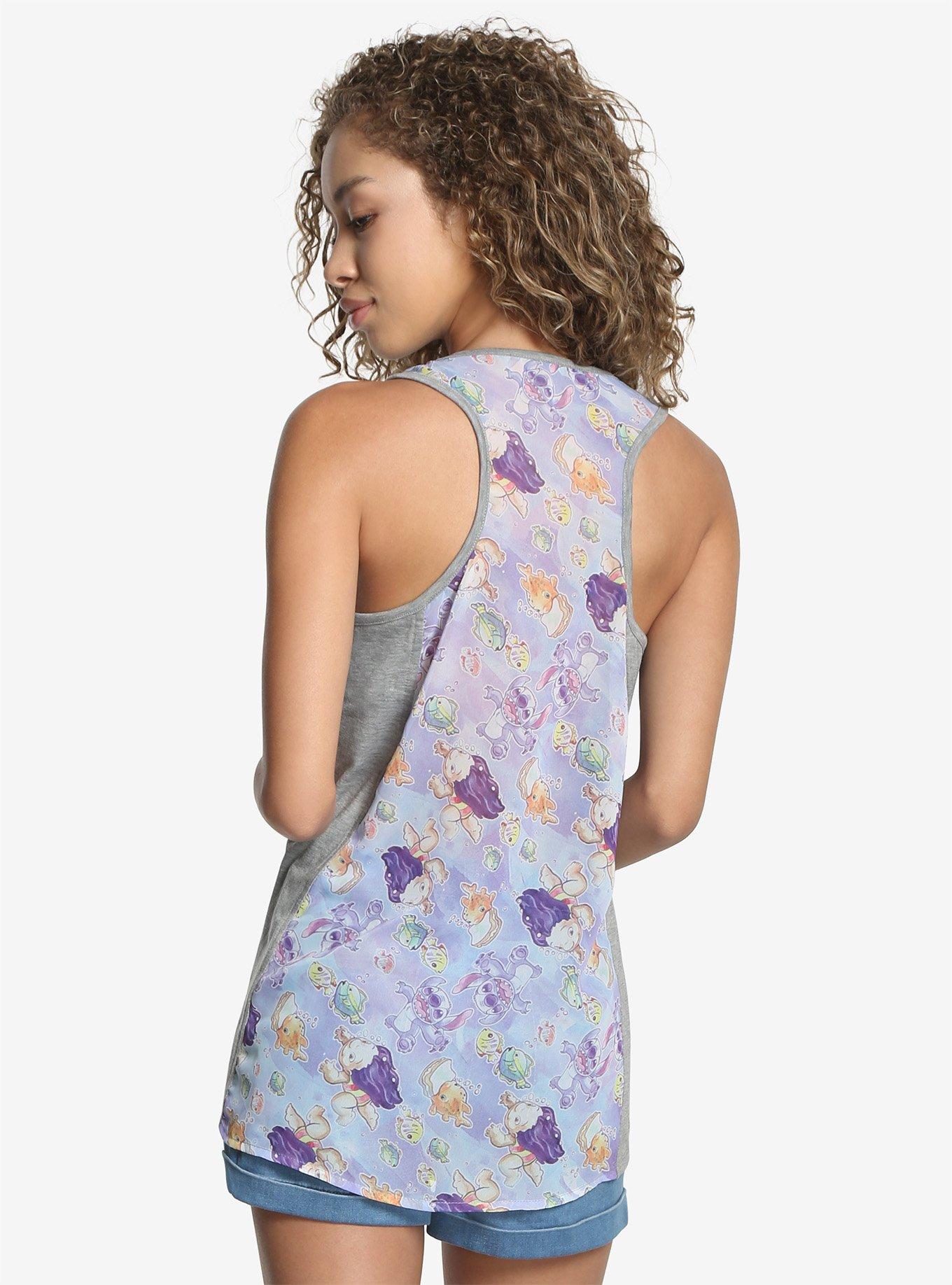 Disney Lilo & Stitch Pudge Sandwich Womens Tank Top - BoxLunch Exclusive, , alternate