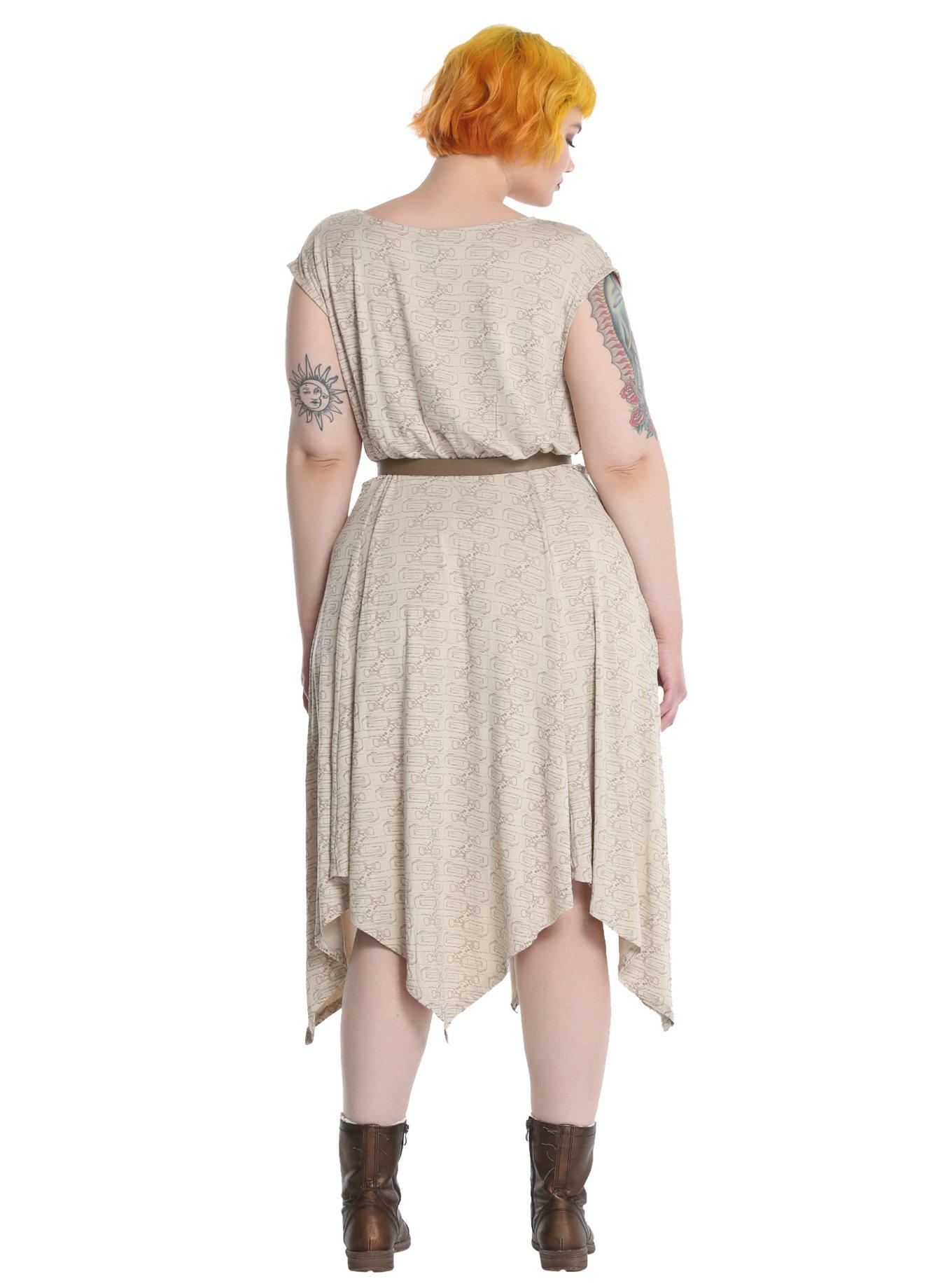 Her Universe Star Wars Rey Dress Plus Size, , alternate