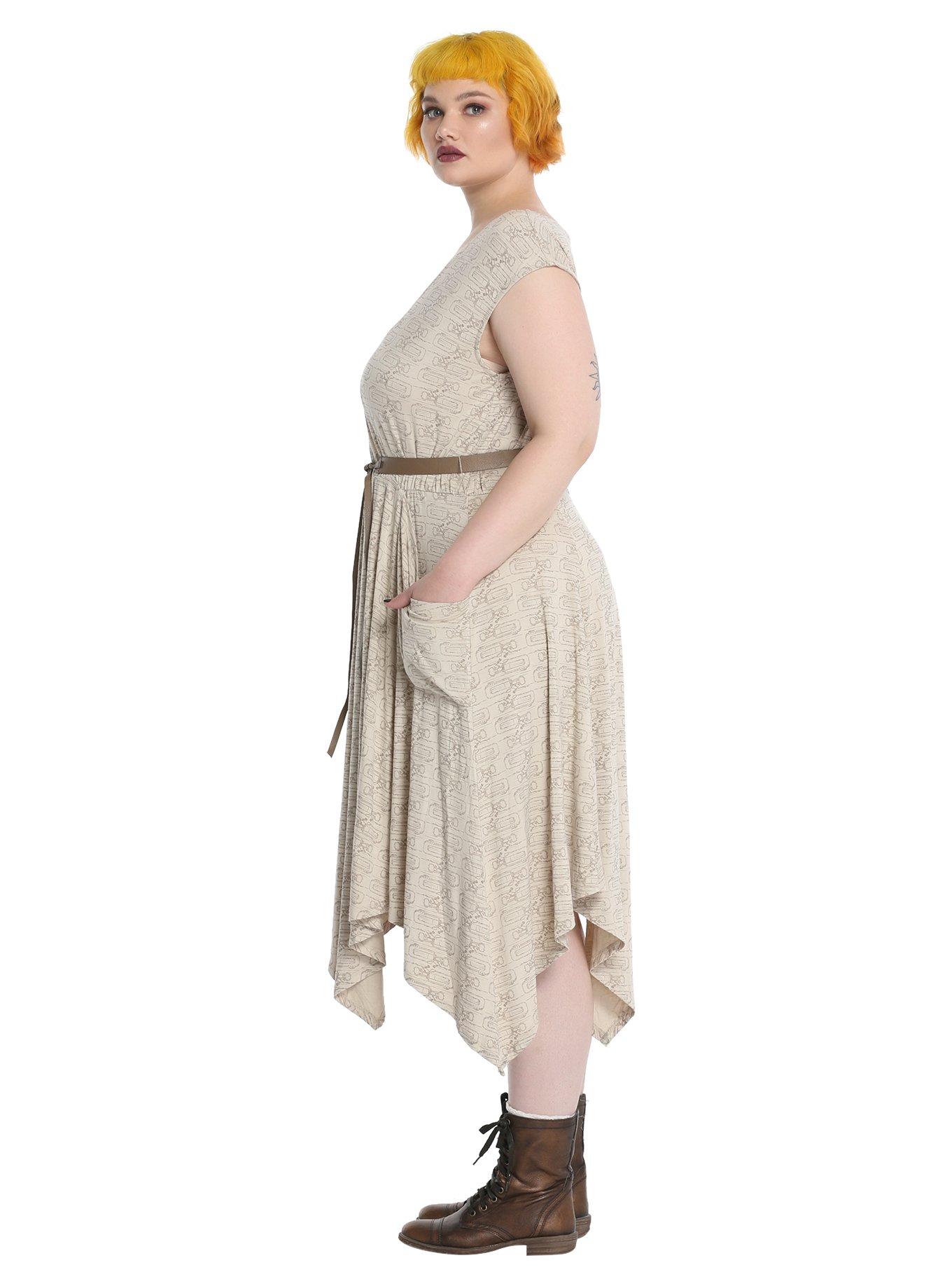 Her Universe Star Wars Rey Dress Plus Size, , alternate