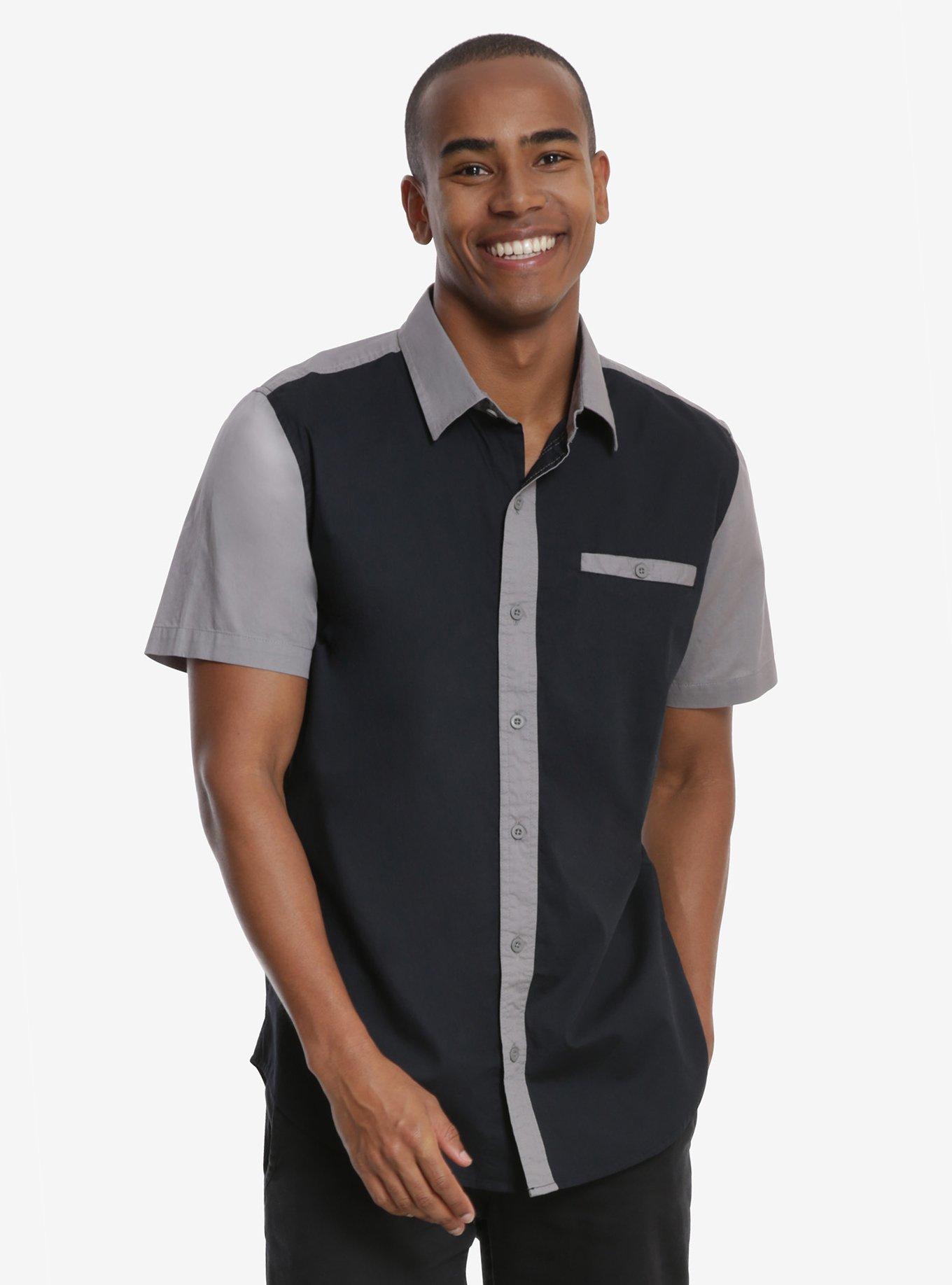 Disney Big Hero 6 Baymax Short Sleeve Woven Button-Up, , alternate