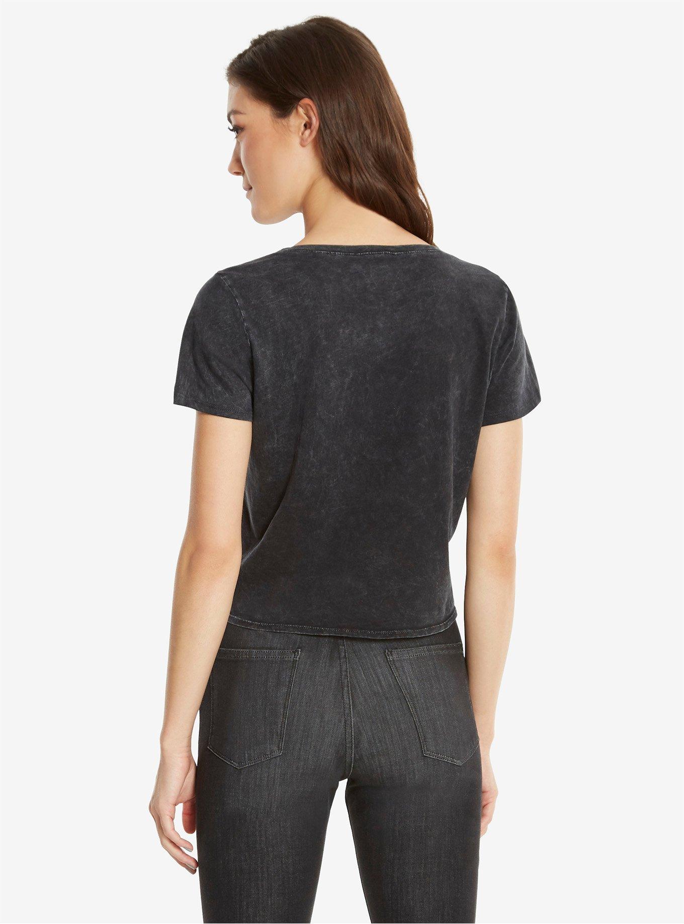 Buffy The Vampire Slayer Front Tie Womens Crop Top, , alternate