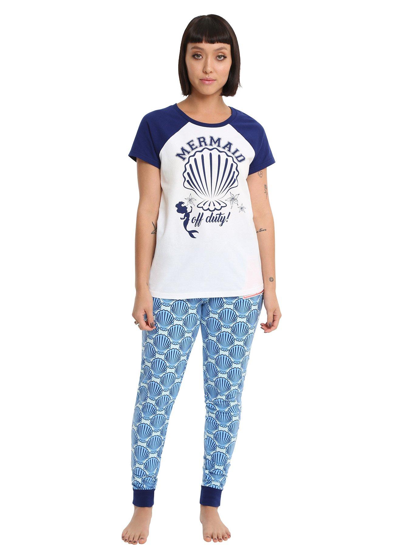 Disney The Little Mermaid Off Duty Girls Sleep Set, , alternate