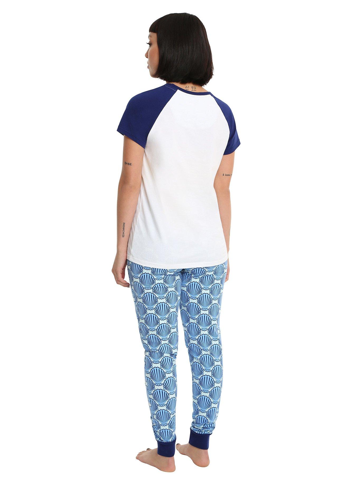 Disney The Little Mermaid Off Duty Girls Sleep Set, , alternate