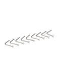 Steel Small CZ Nose Stud 9 Pack, , alternate
