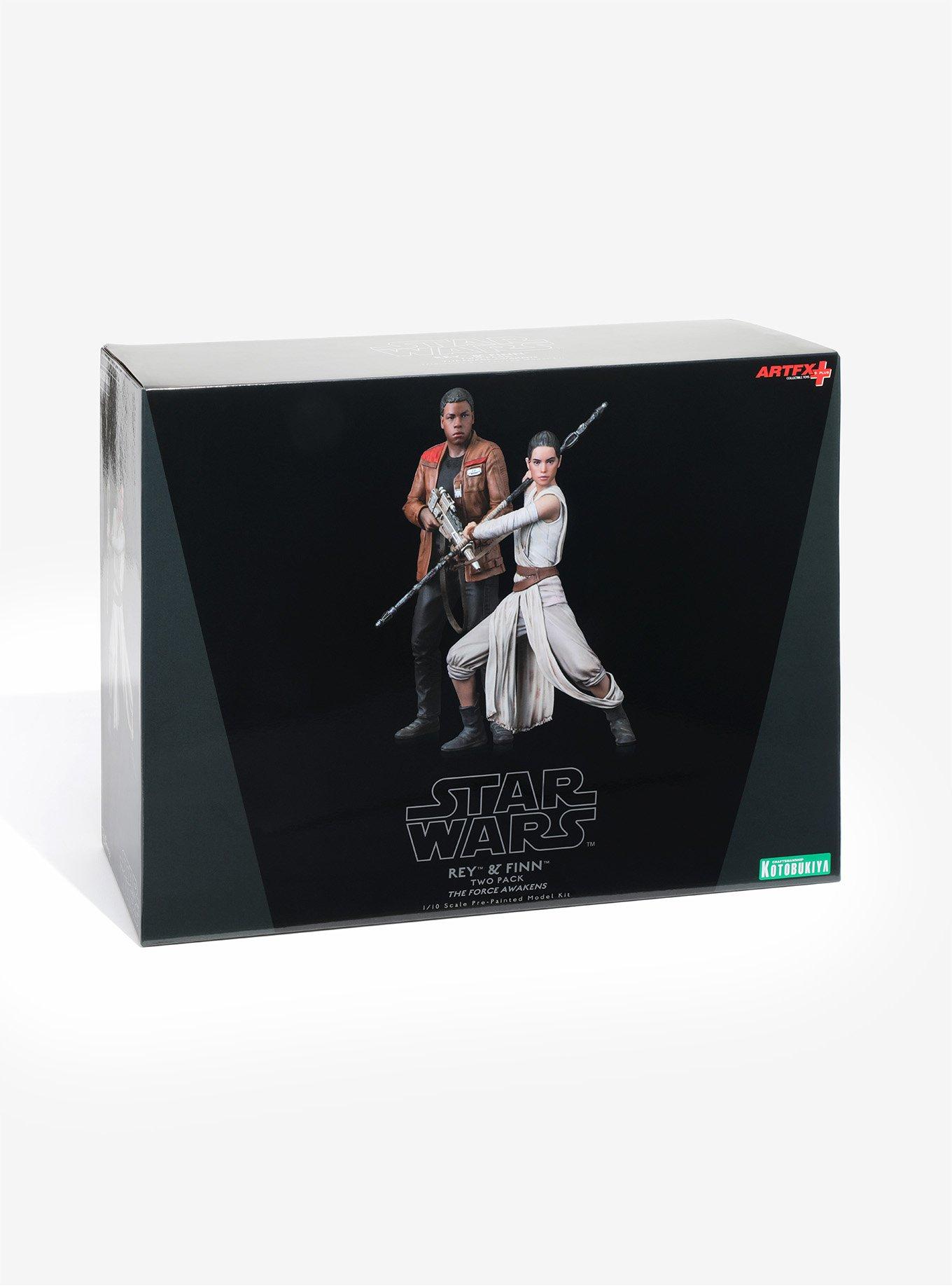 ArtFX+ Kotobukiya Star Wars: The Force Awakens Rey & Finn Collectible Statues, , alternate