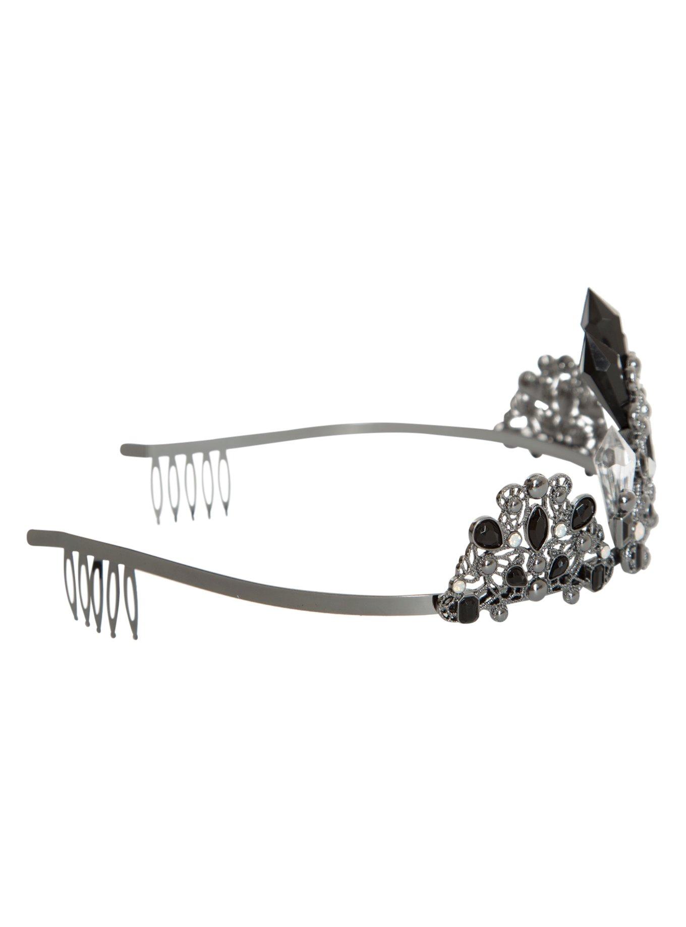 Black Crystal Hematite Tiara, , alternate