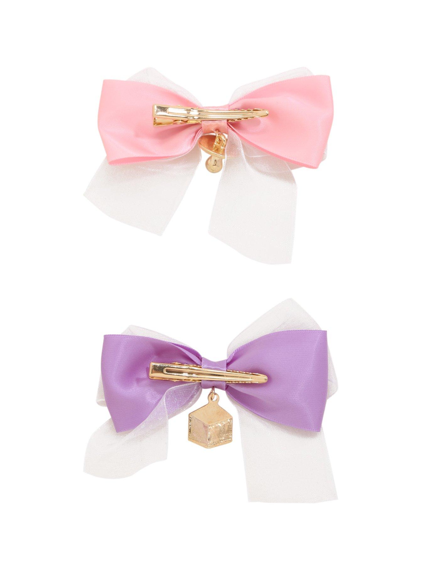 Blackheart Pastel Bow Baby Charm Hair Bows, , alternate