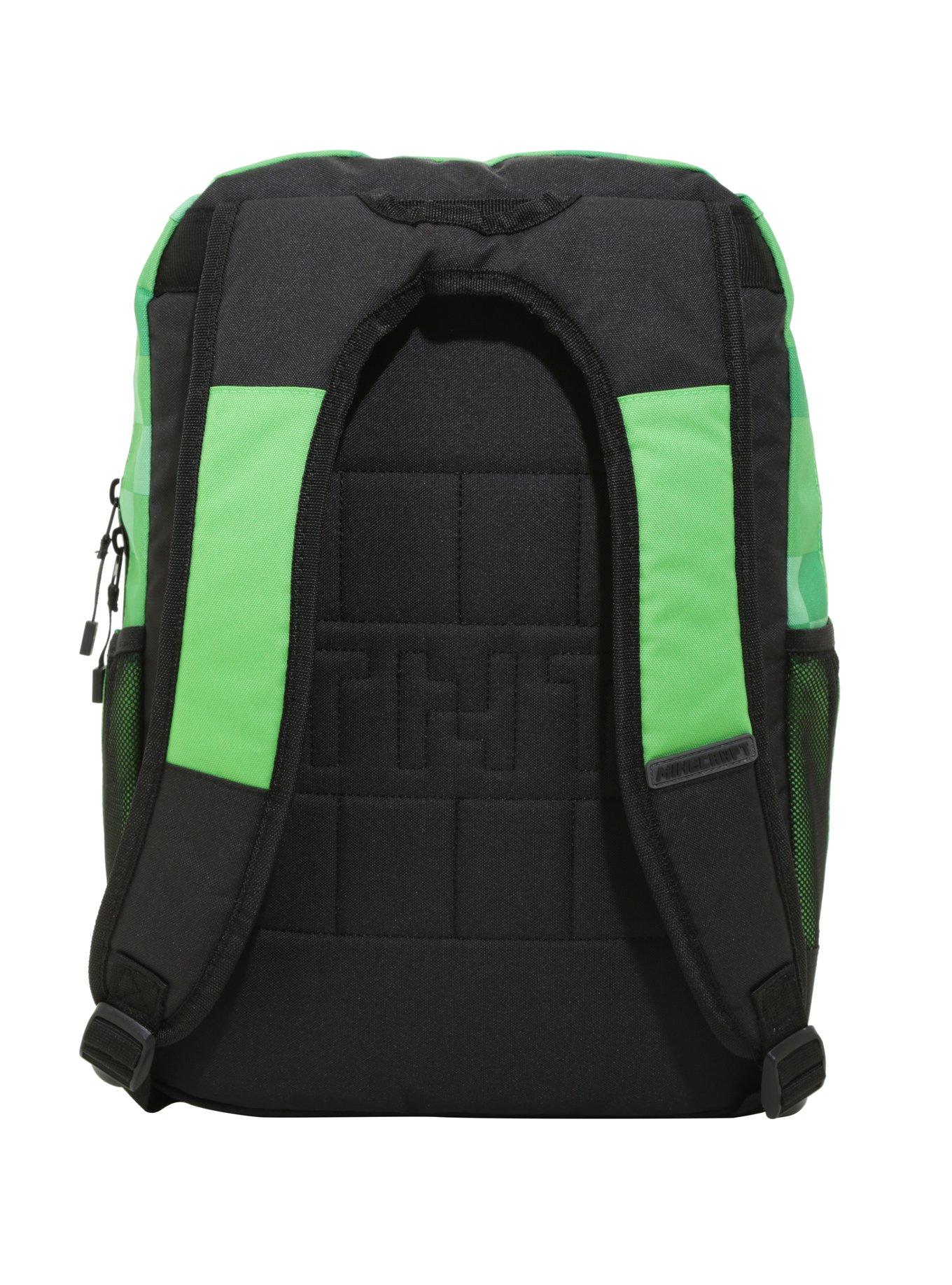 Minecraft Creeper Block Backpack, , alternate