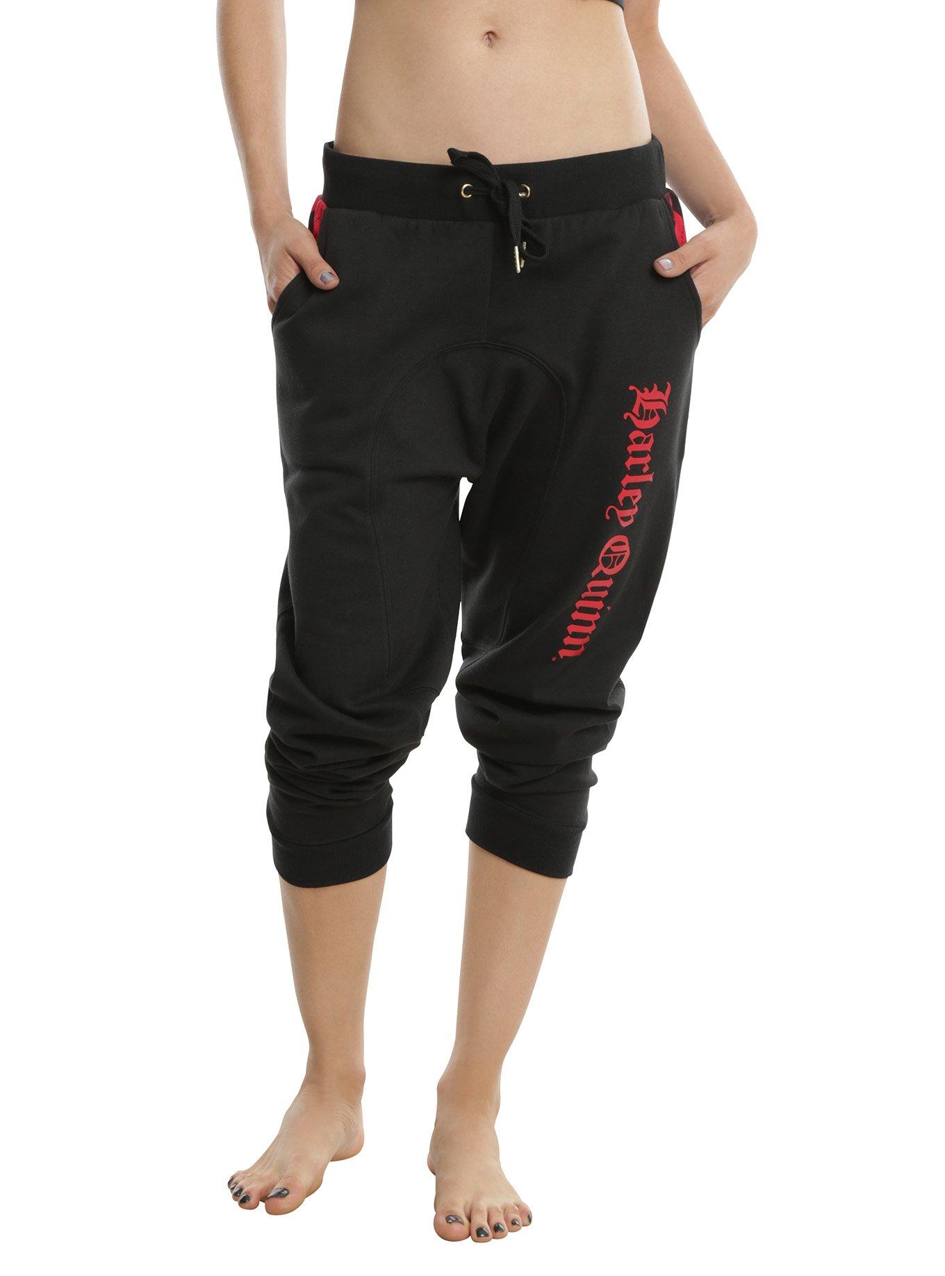 DC Comics Harley Quinn Girls Jogger Pants, , alternate