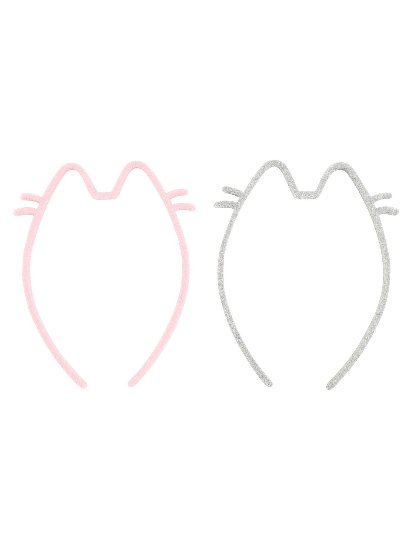 Pusheen Cat Ear Velvet Headband Set, , alternate