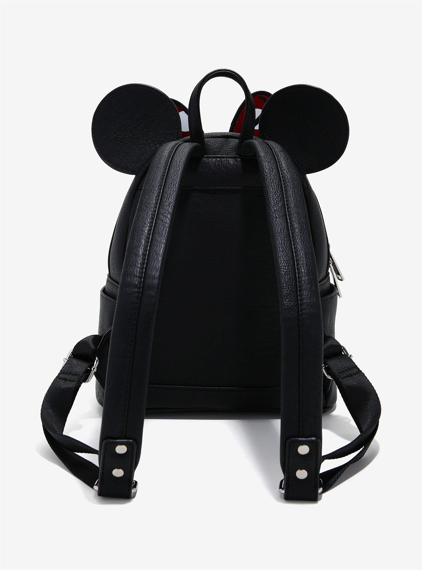 Loungefly Disney Minnie Mouse Bow Ears Mini Backpack, , alternate