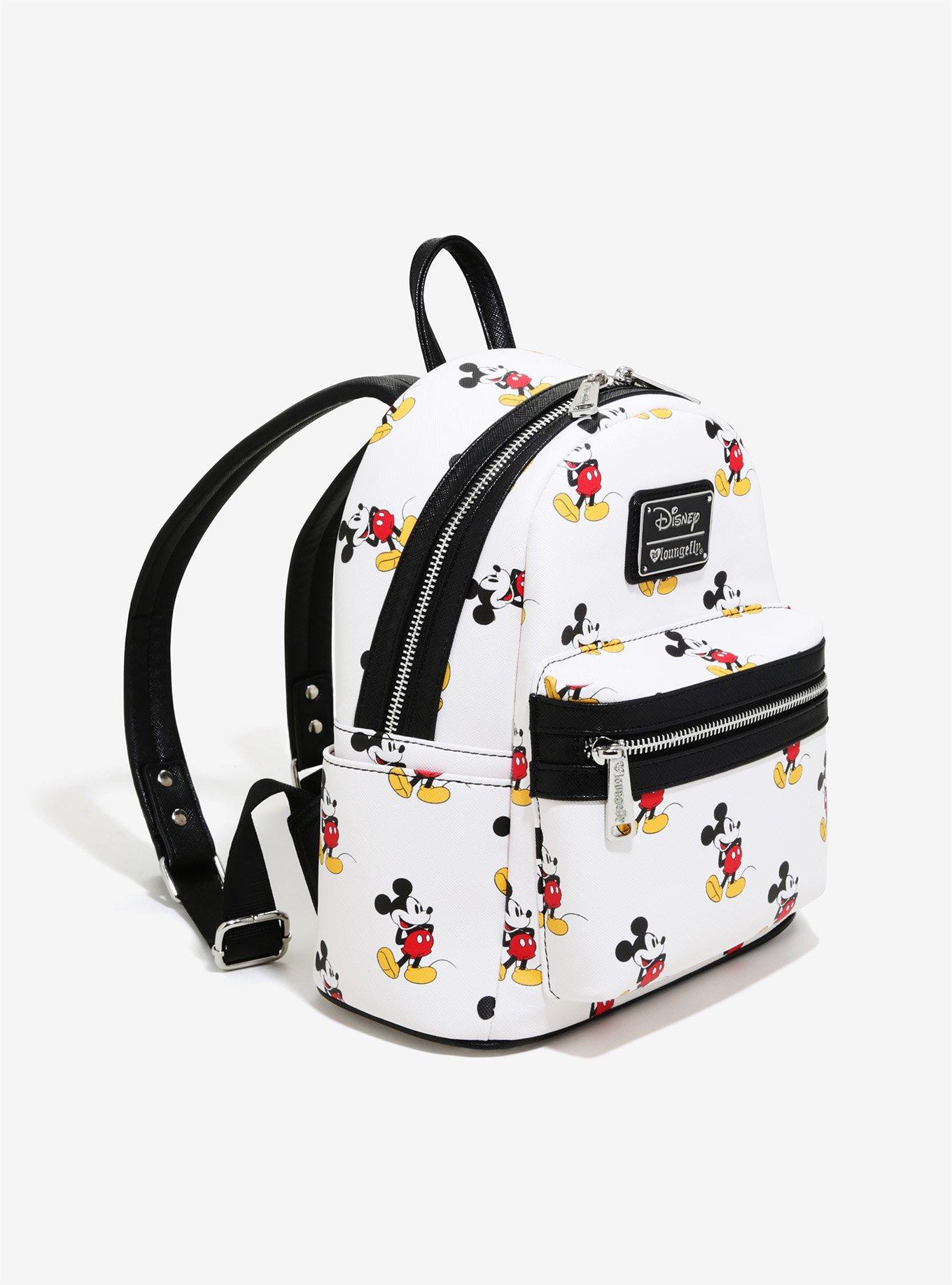 Disney Mickey Mouse Allover Print Mini Backpack, , alternate