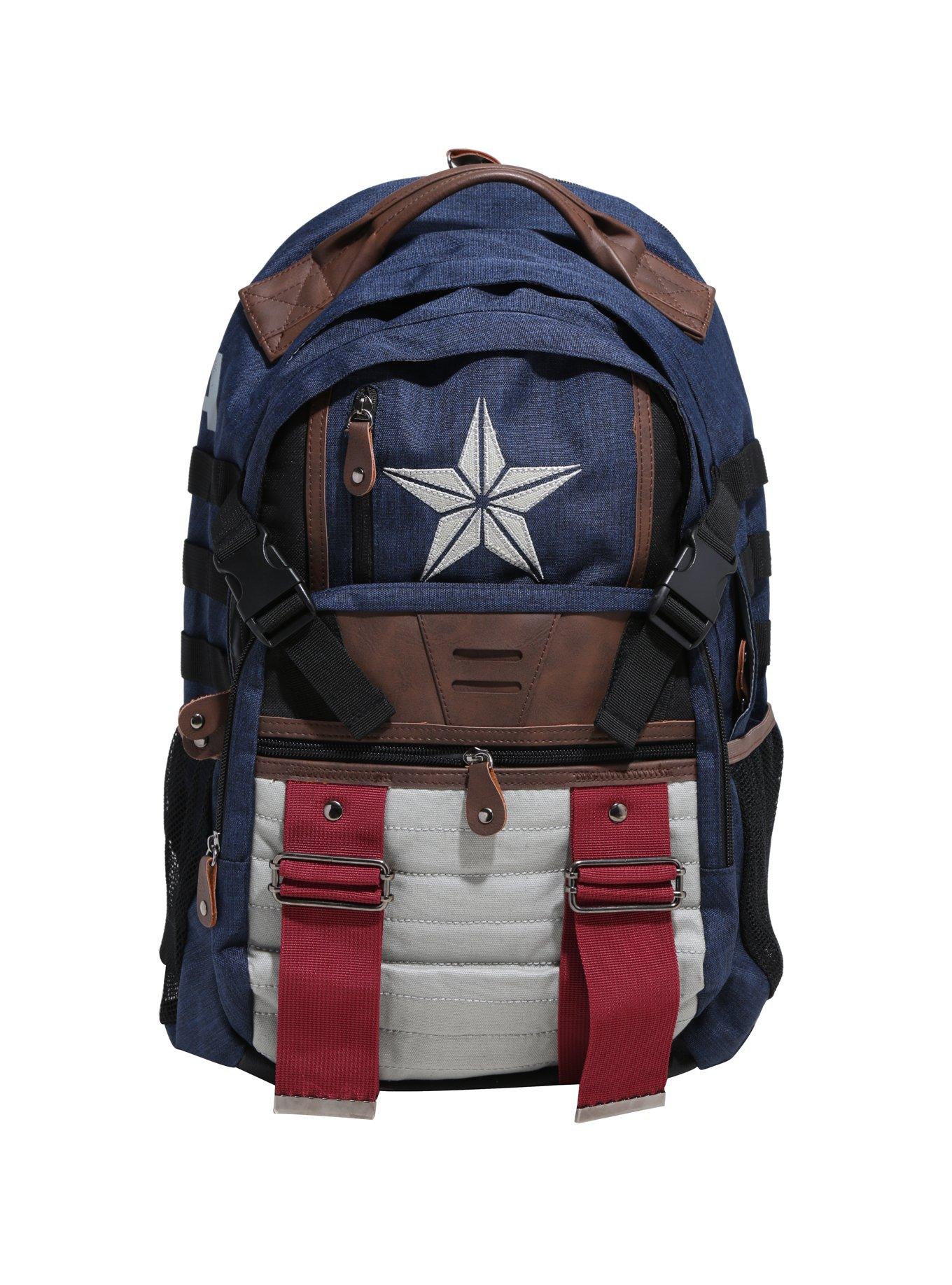 Marvel Captain America Built-Up Backpack, , alternate