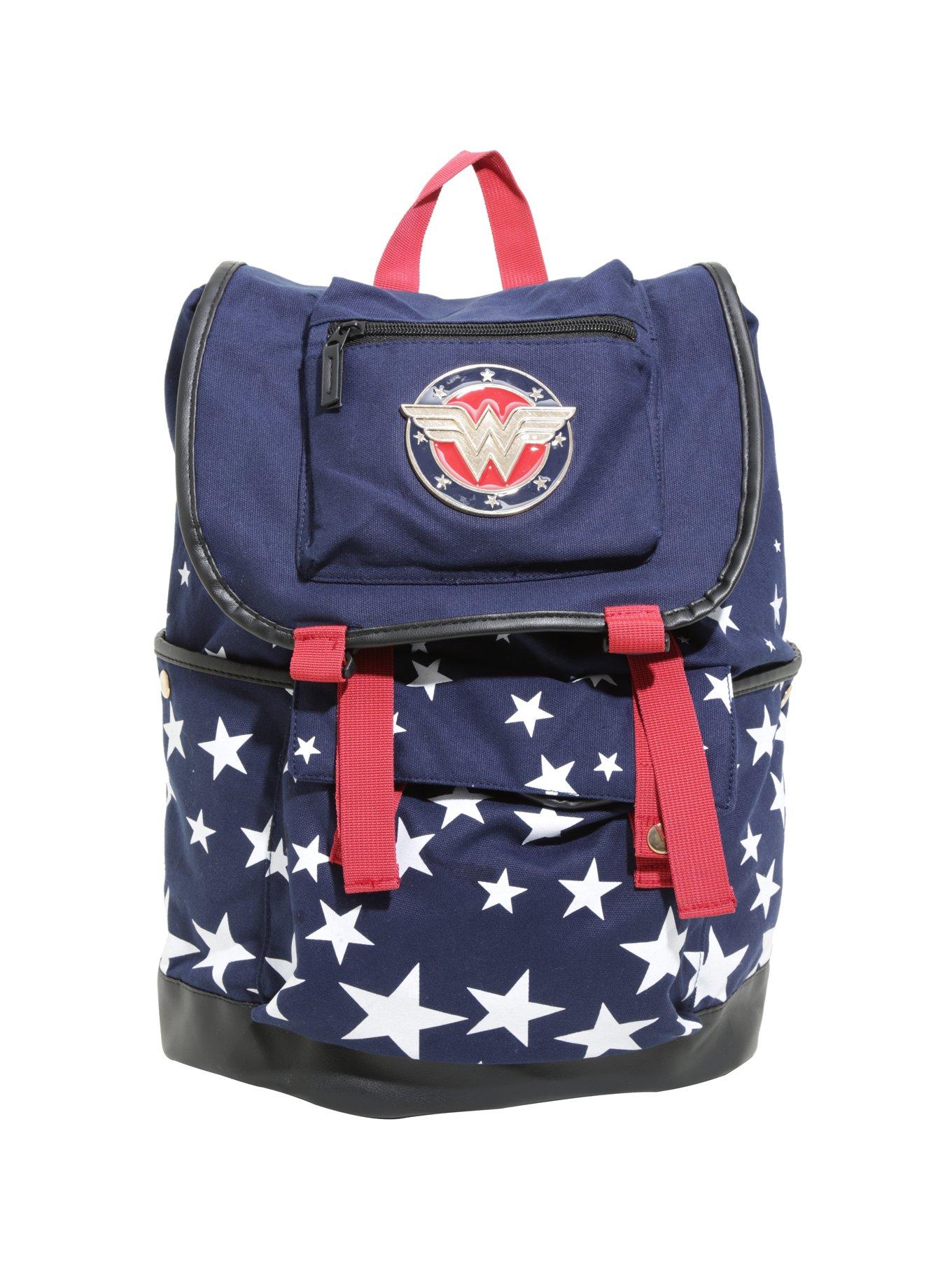 DC Comics Wonder Woman Star Slouch Backpack, , alternate