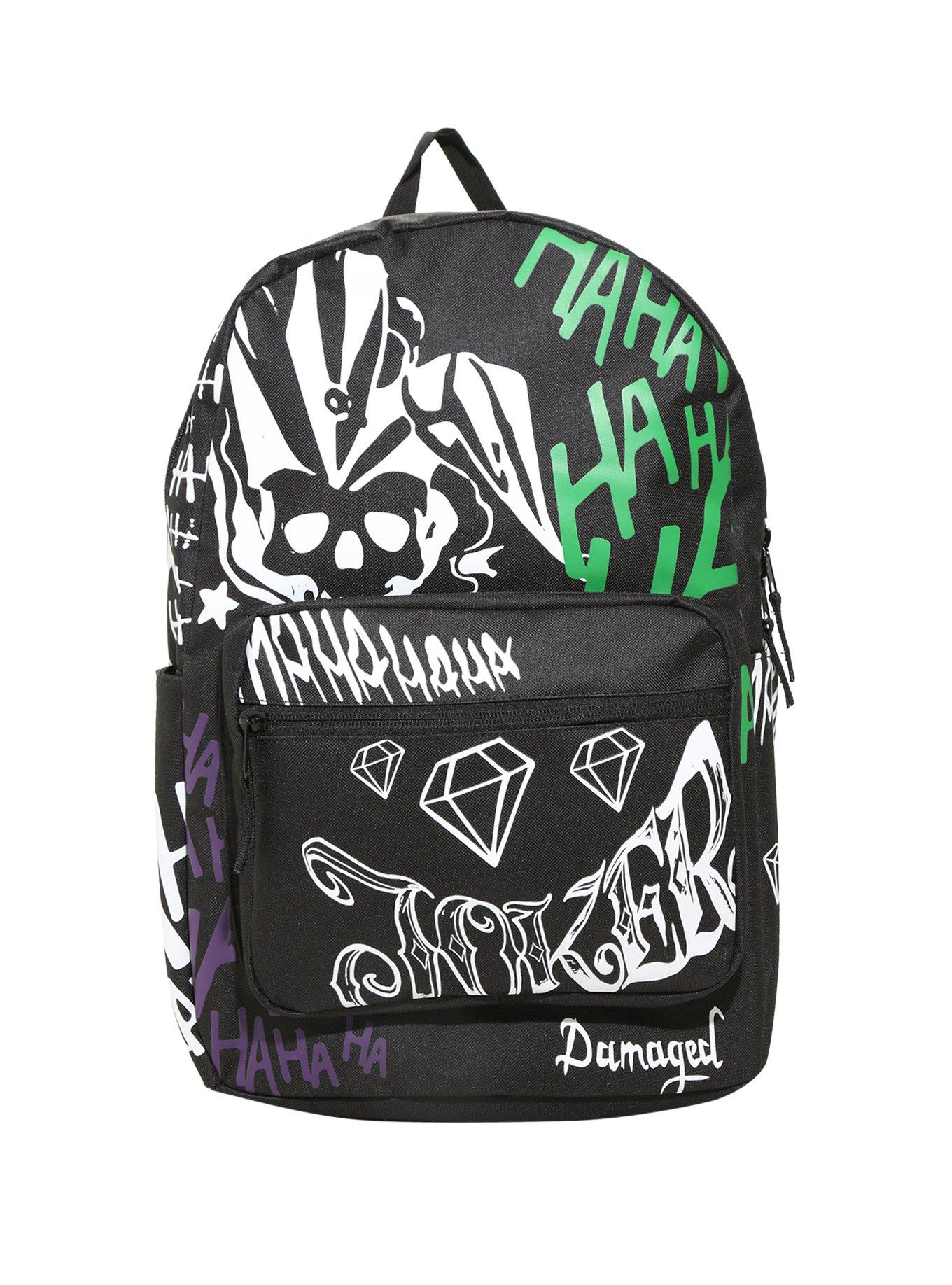 DC Comics Suicide Squad Tattoo Joker Backpack, , alternate