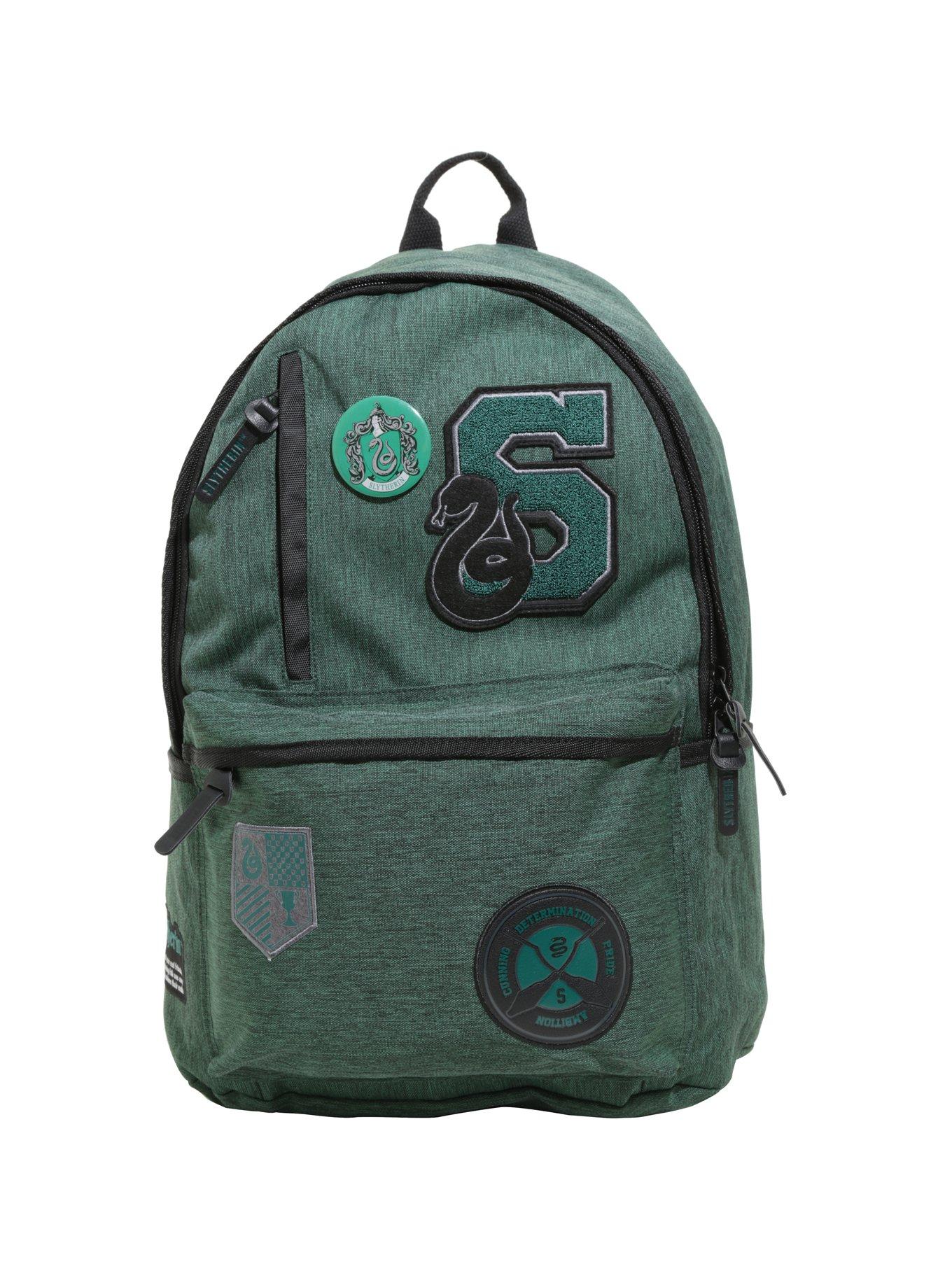 Harry Potter Slytherin Varsity Patch Backpack, , alternate