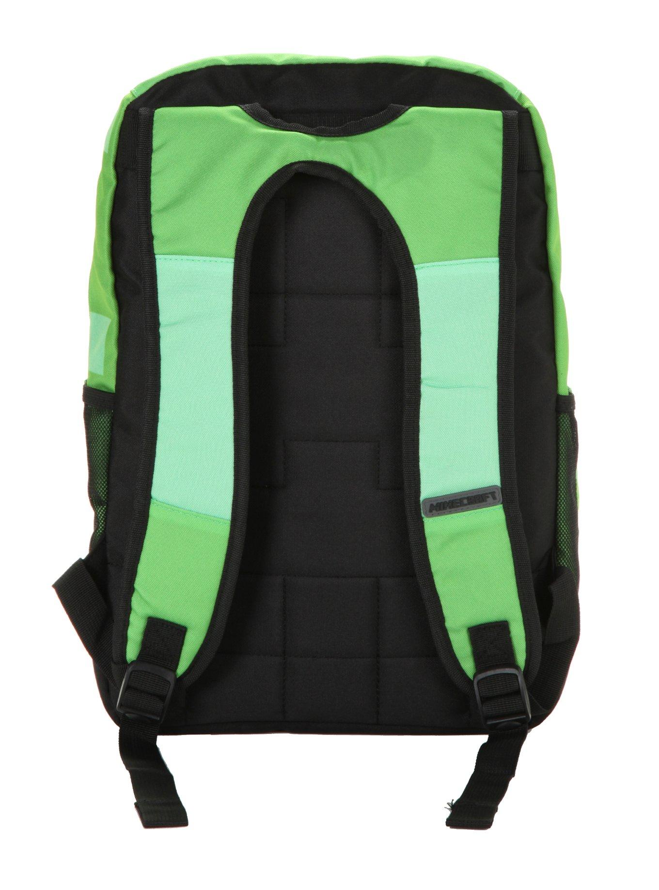 Minecraft Green Creeper Backpack, , alternate