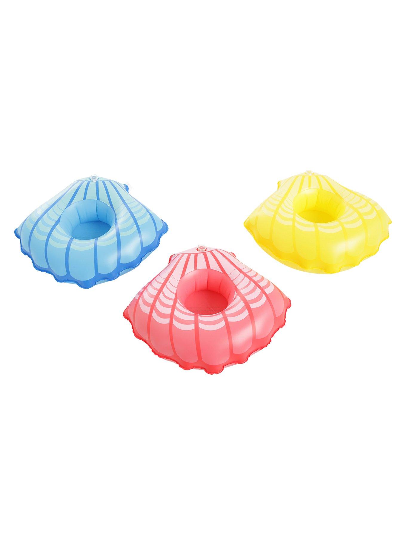 Seashell Drink Pool Float Set, , alternate