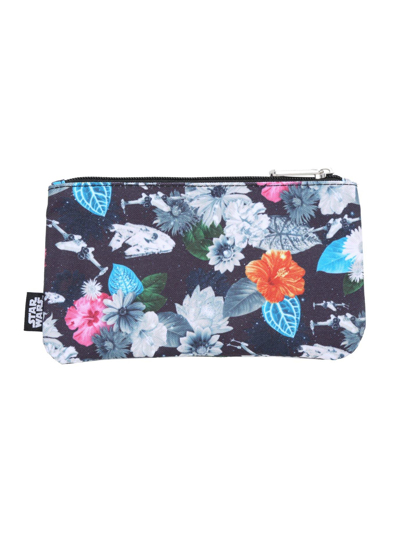 Loungefly Star Wars X-Wing Floral Pencil Case, , alternate