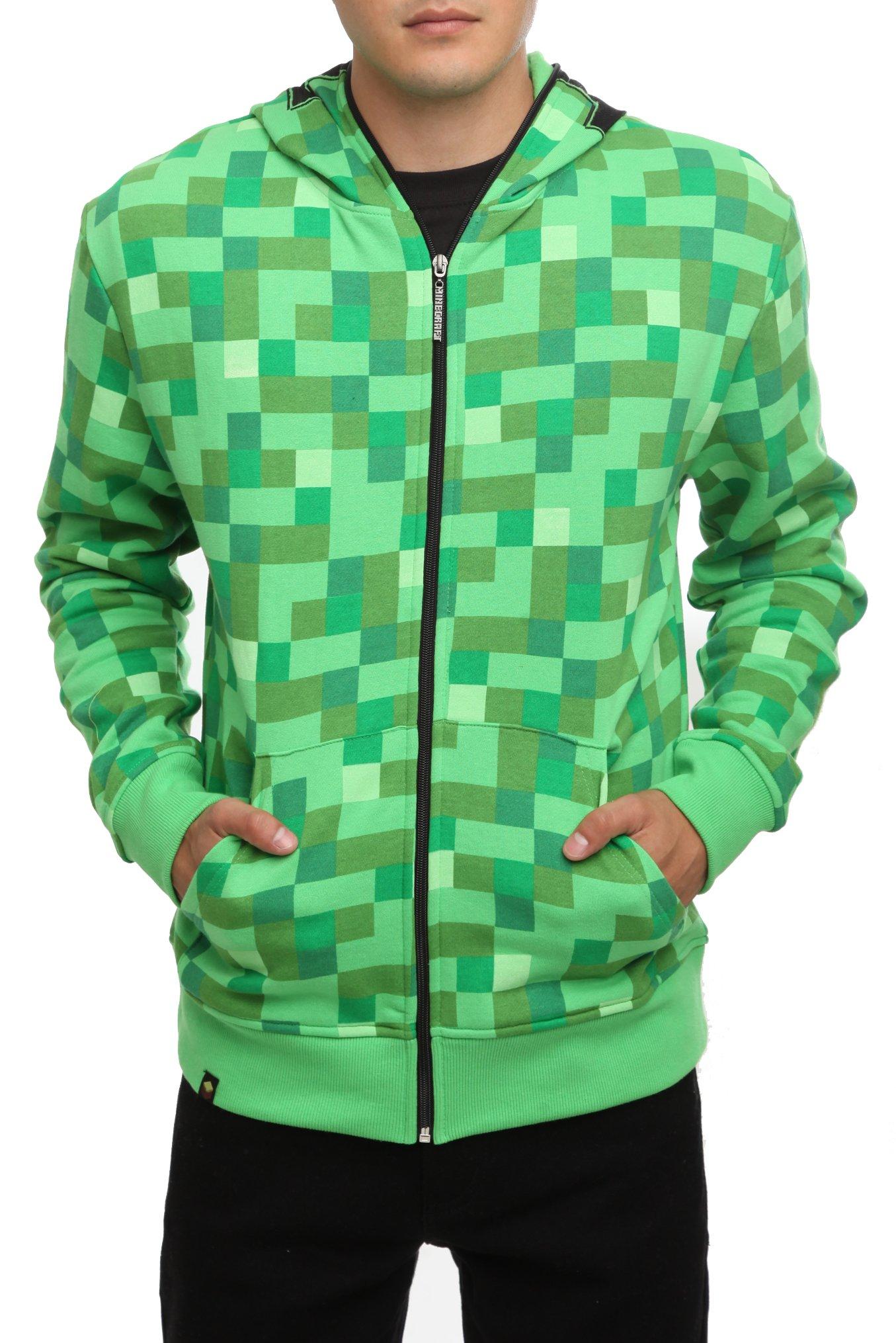 Jinx Minecraft Creeper Costume Hoodie, , alternate