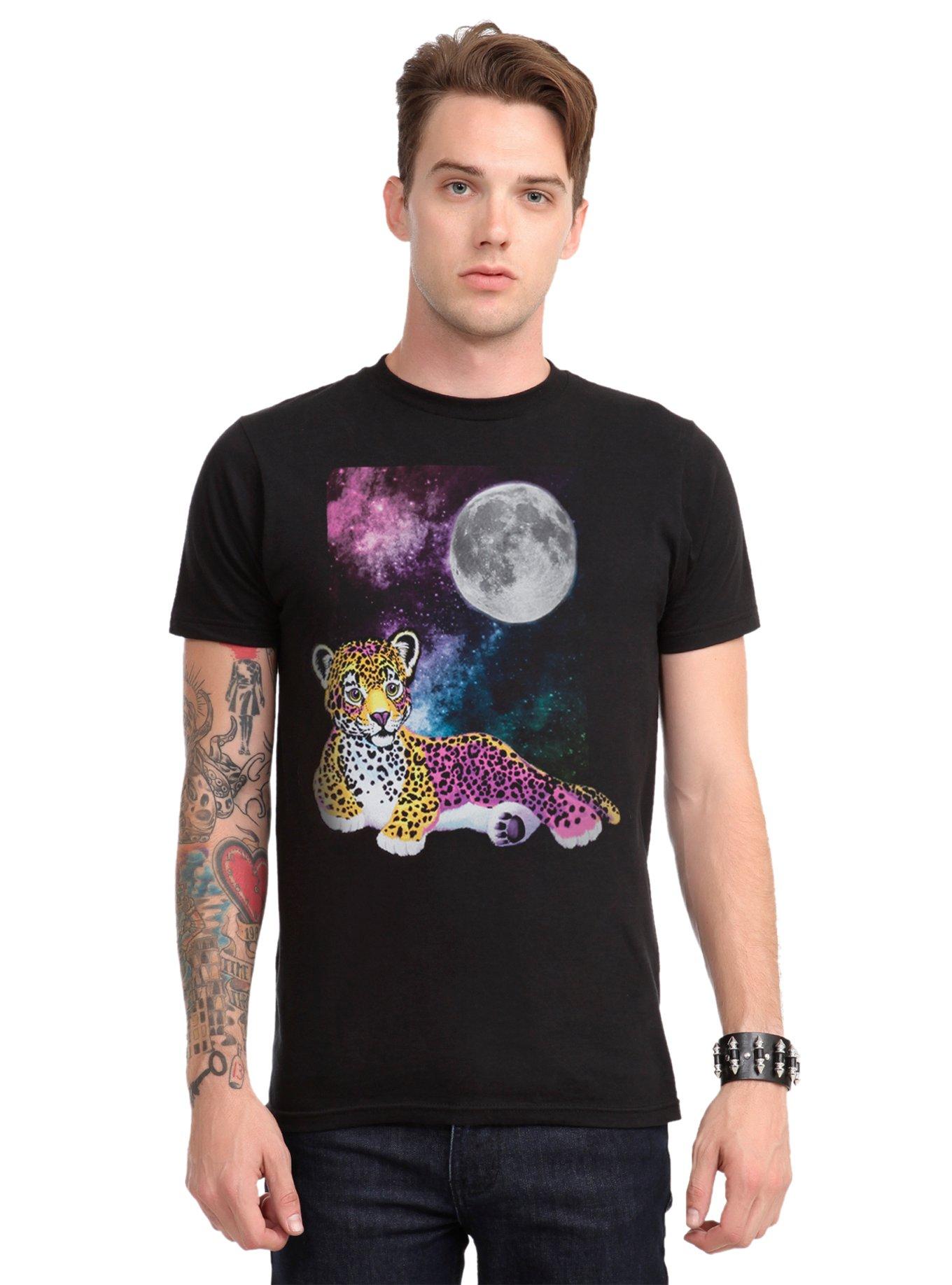 Lisa Frank Hunter The Rainbow Leopard T-Shirt, , alternate