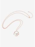 F Off Spinner Coin Rose Gold Necklace, , alternate