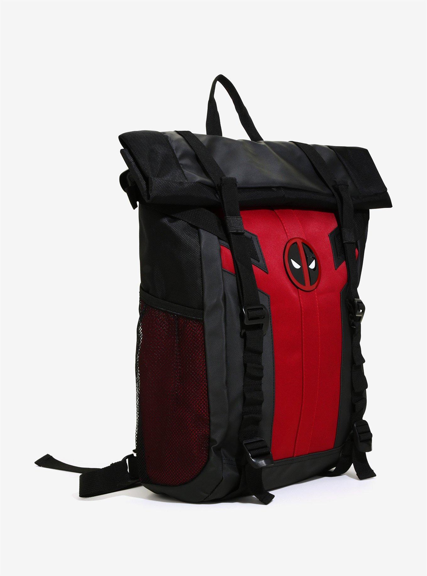 Marvel Deadpool Rolltop Backpack - BoxLunch Exclusive, , alternate