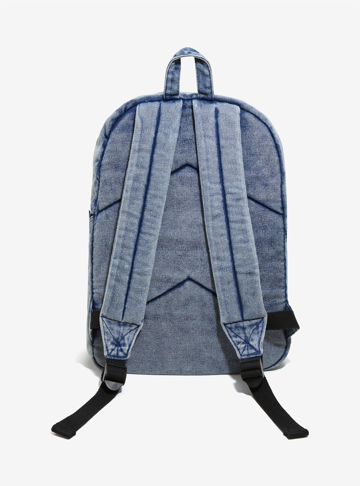 Loungefly Disney Minnie Mouse Denim Patch Backpack - BoxLunch Exclusive, , alternate