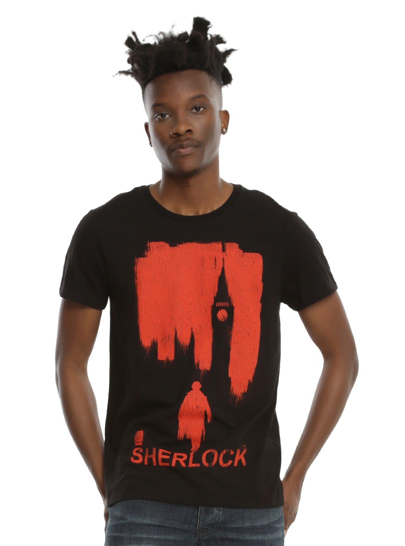 Sherlock Red London T-Shirt, , alternate