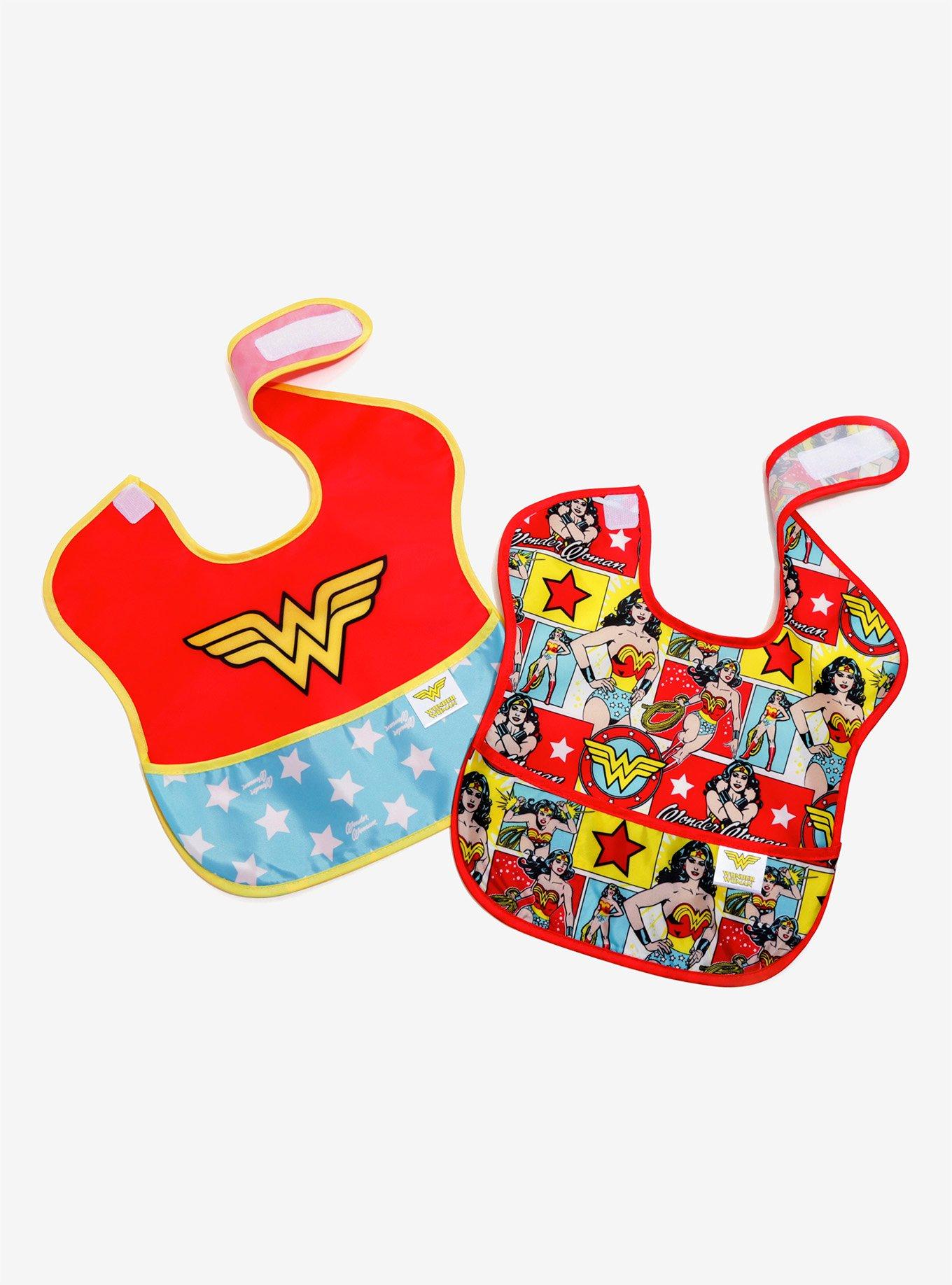 Bumkins DC Comics Wonder Woman SuperBib Set, , alternate