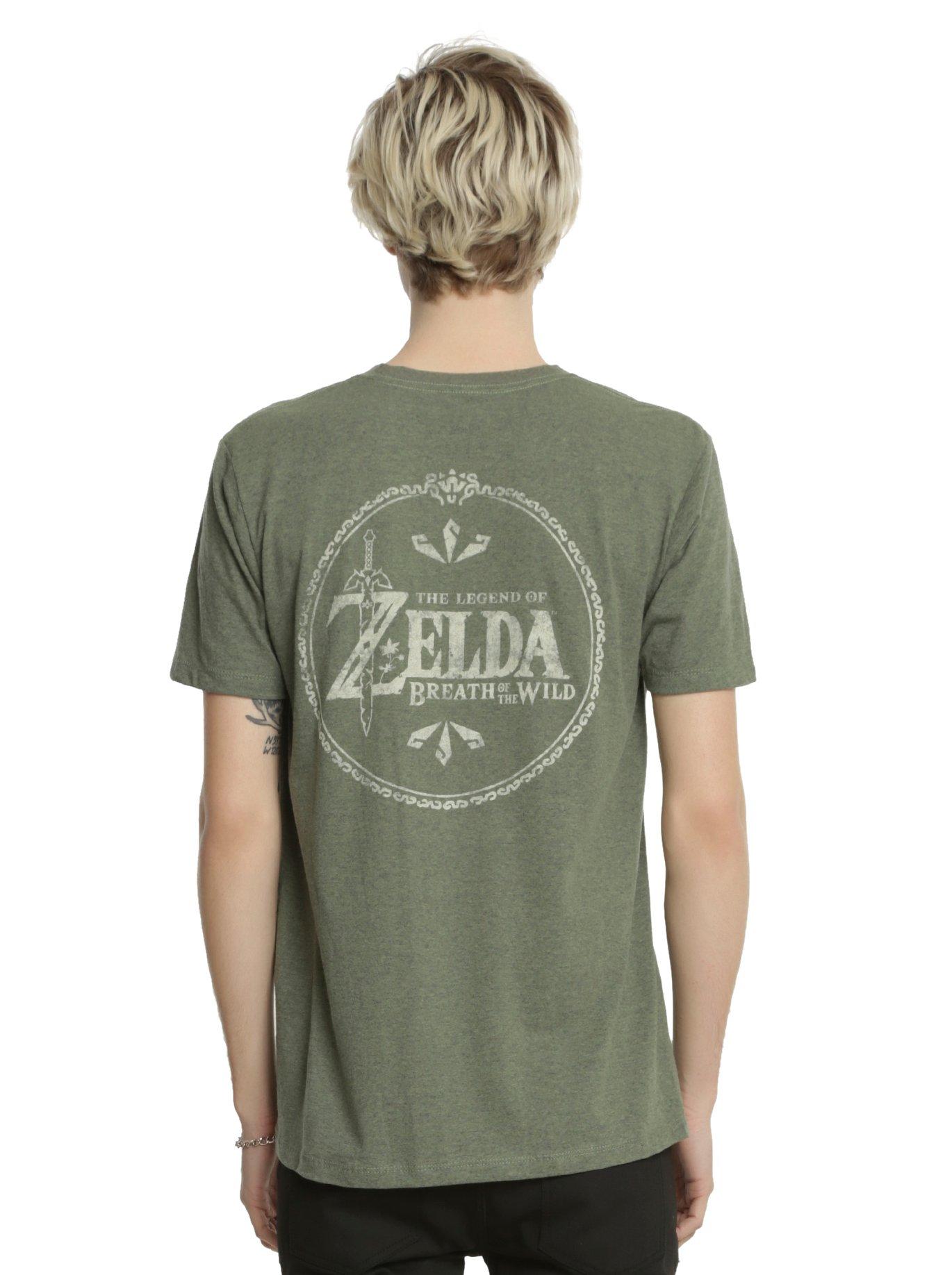The Legend Of Zelda: Breath Of The Wild Logo T-Shirt, , alternate