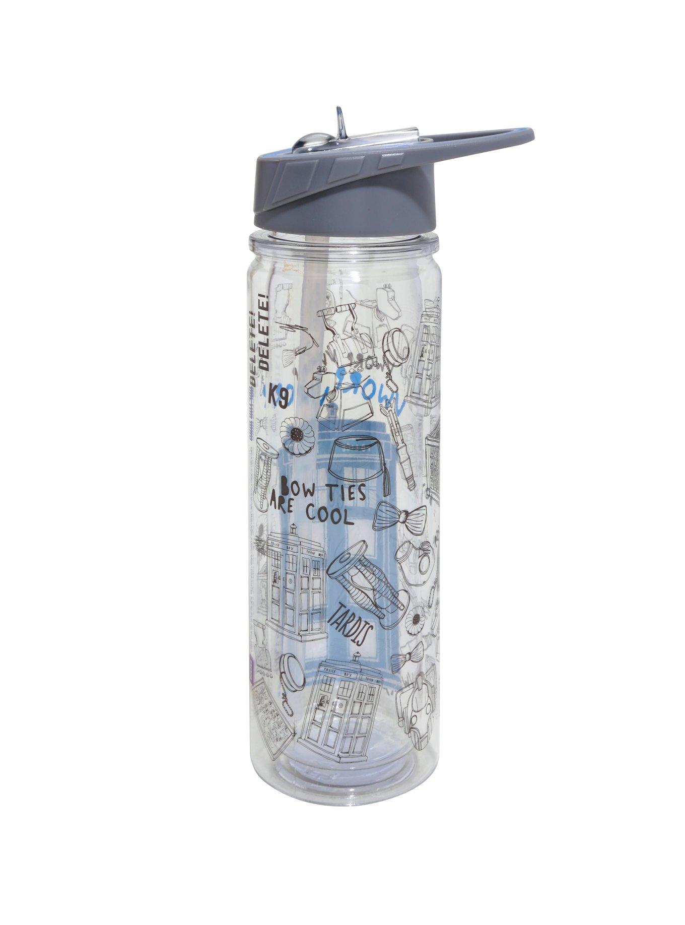 Doctor Who Sketch Items TARDIS Tritan Water Bottle, , alternate