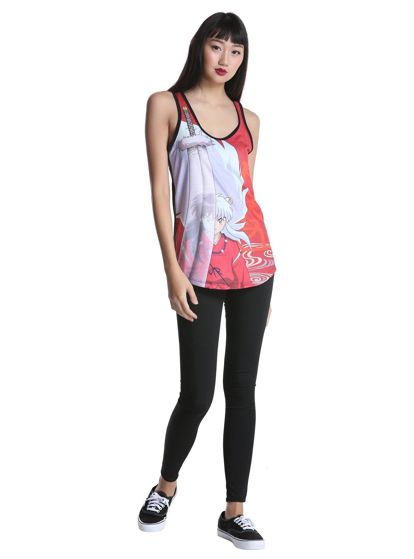 Inuyasha Tessaiga Sword Girls Tank Top, , alternate