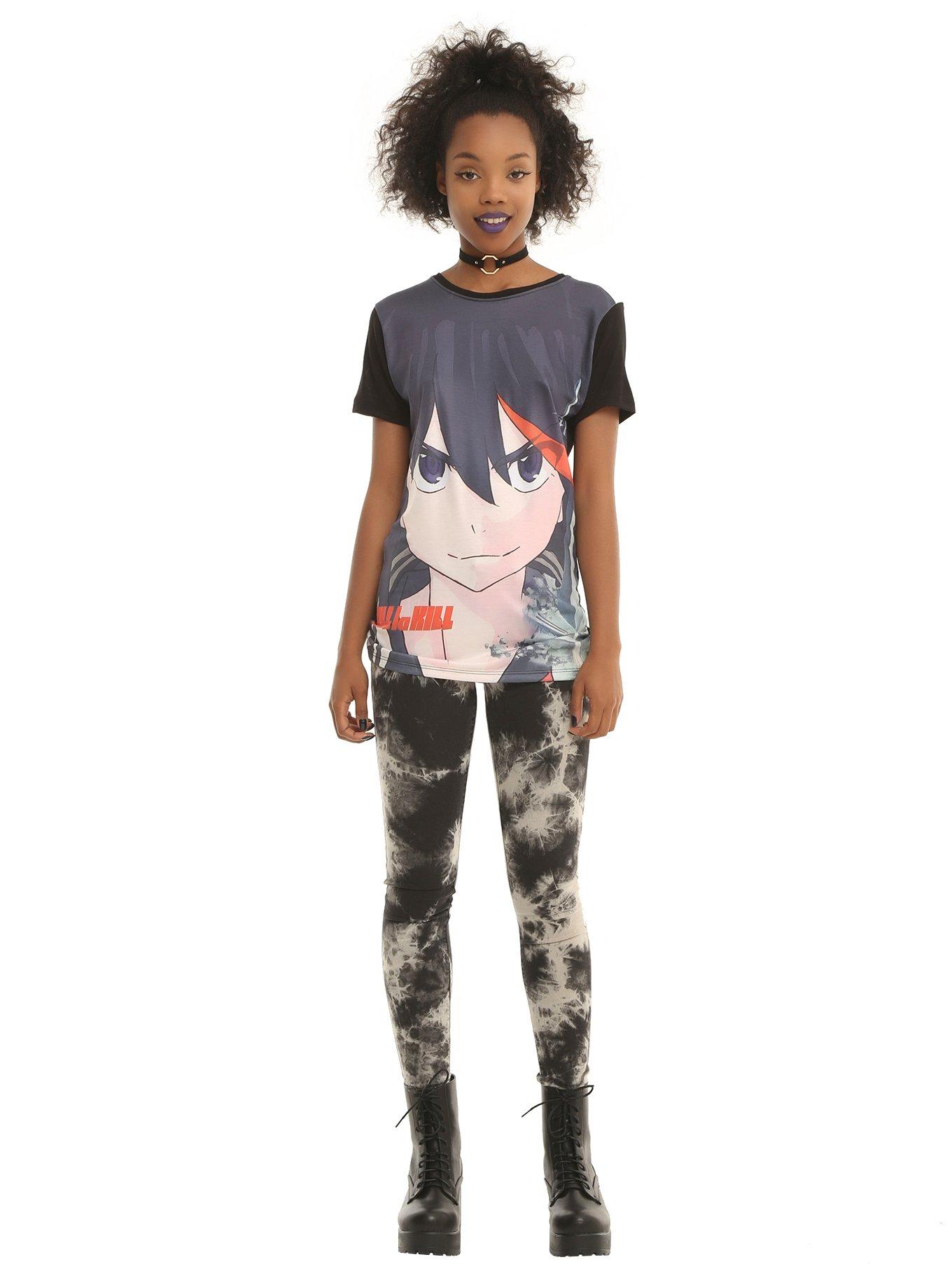 Kill La Kill Face Ryuko Girls T-Shirt, , alternate