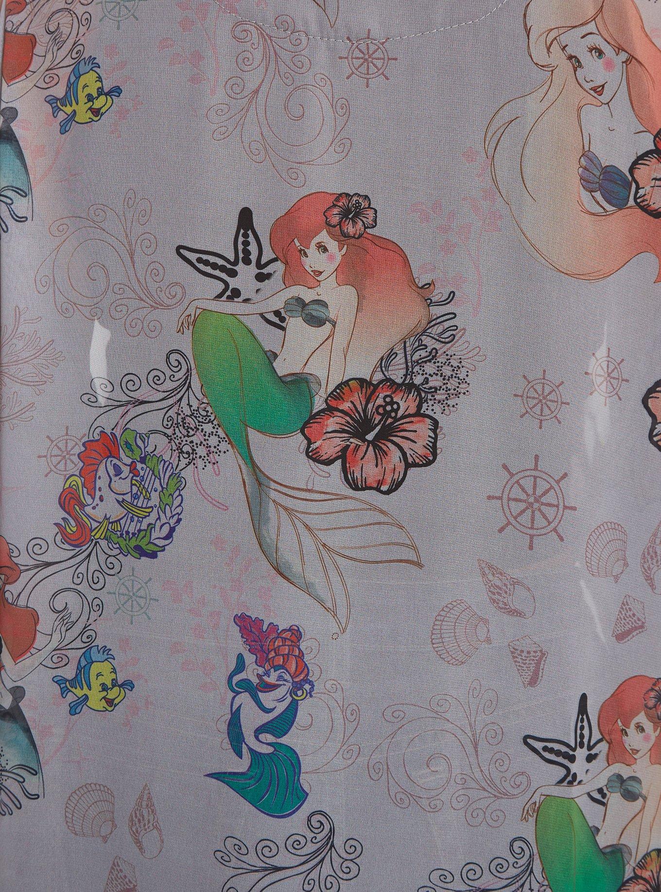 Disney The Little Mermaid Ariel Watercolor Kimono, , alternate