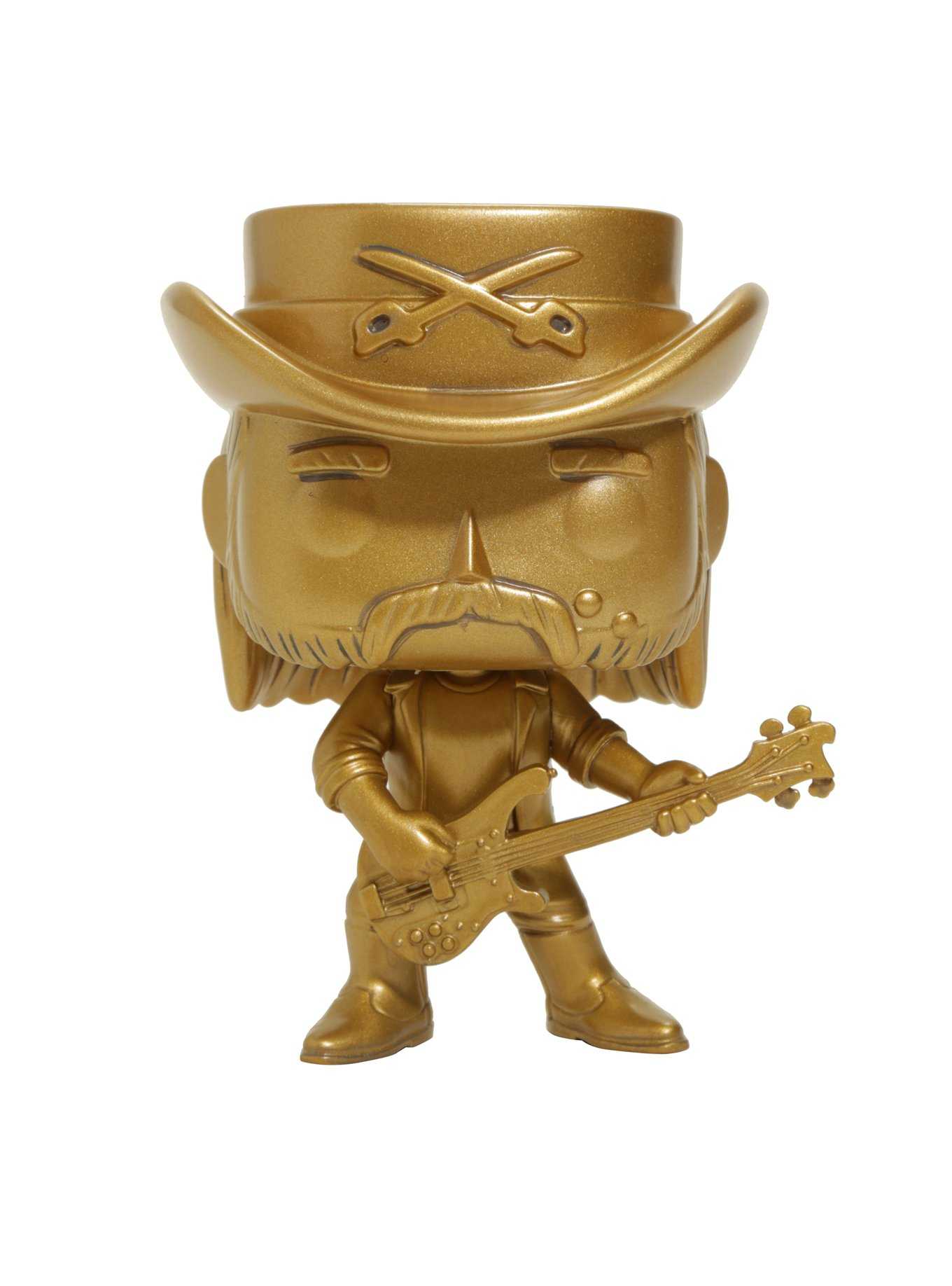 Funko Motörhead Pop! Rocks Lemmy Kilmister (Gold) Vinyl Figure Hot Topic Exclusive, , hi-res