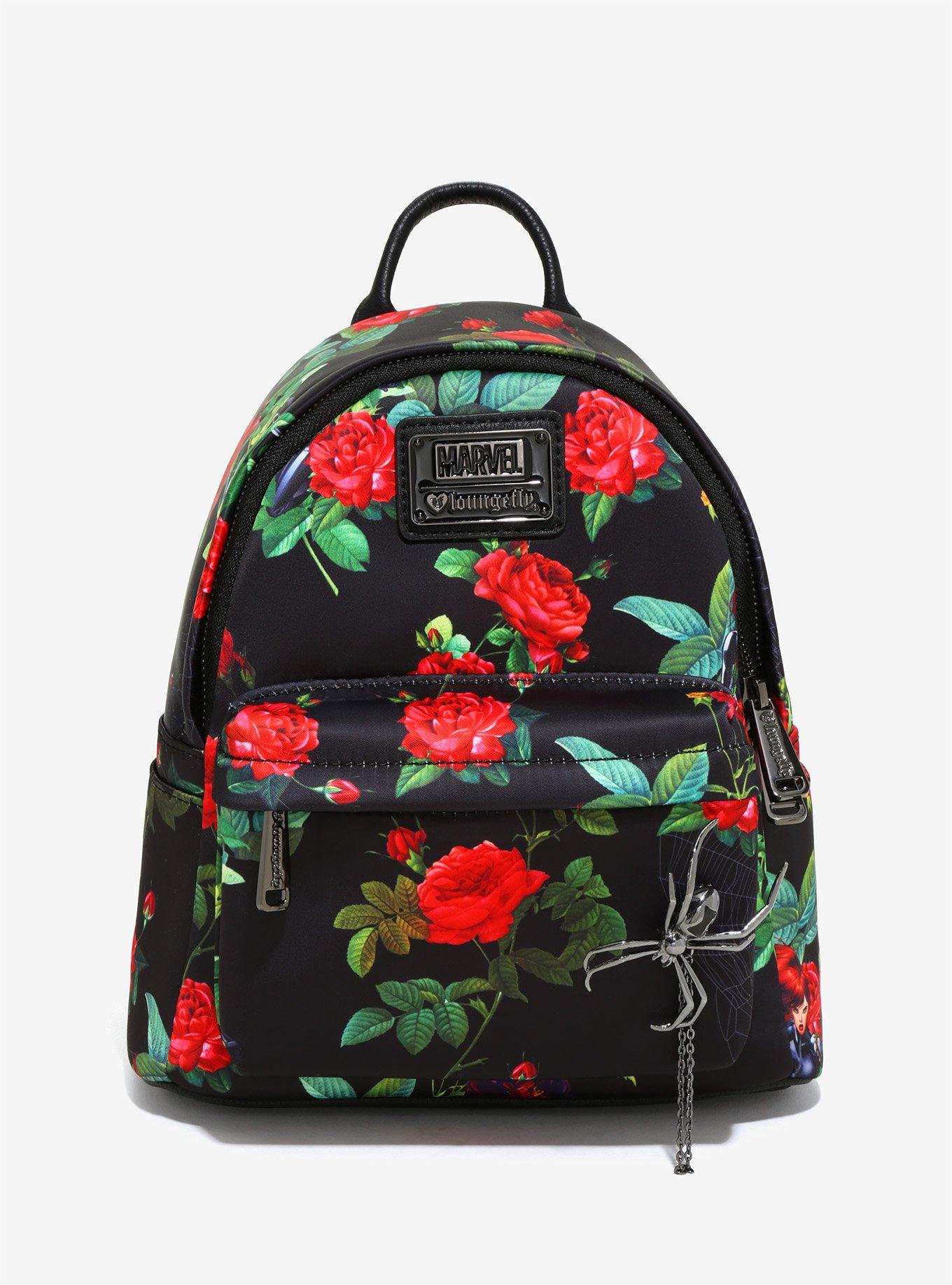 Loungefly Marvel Black Widow Spider Charm Backpack - BoxLunch Exclusive, , alternate