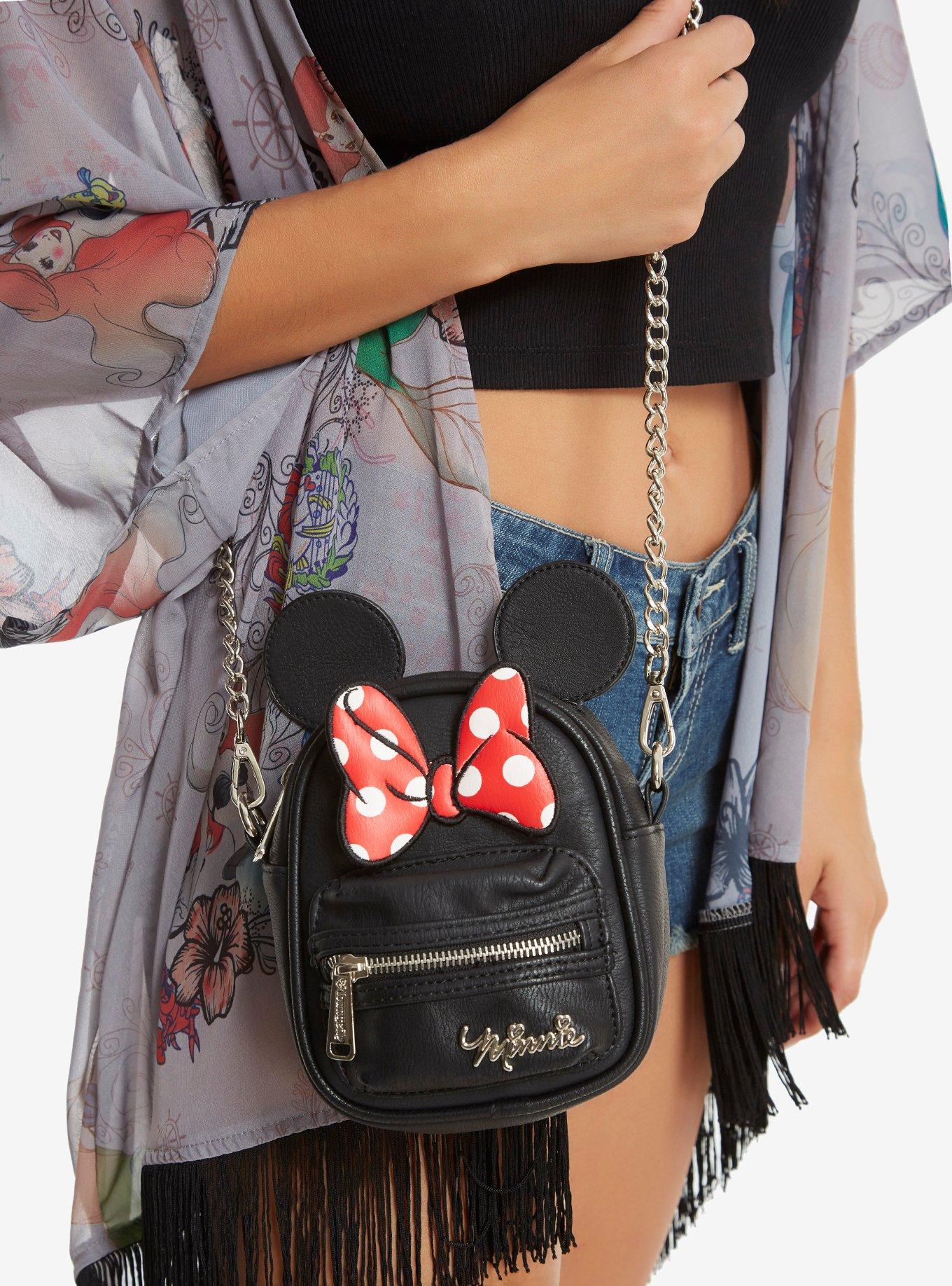 Loungefly Disney Minnie Mouse Bow Ears Crossbody Bag - BoxLunch Exclusive, , alternate