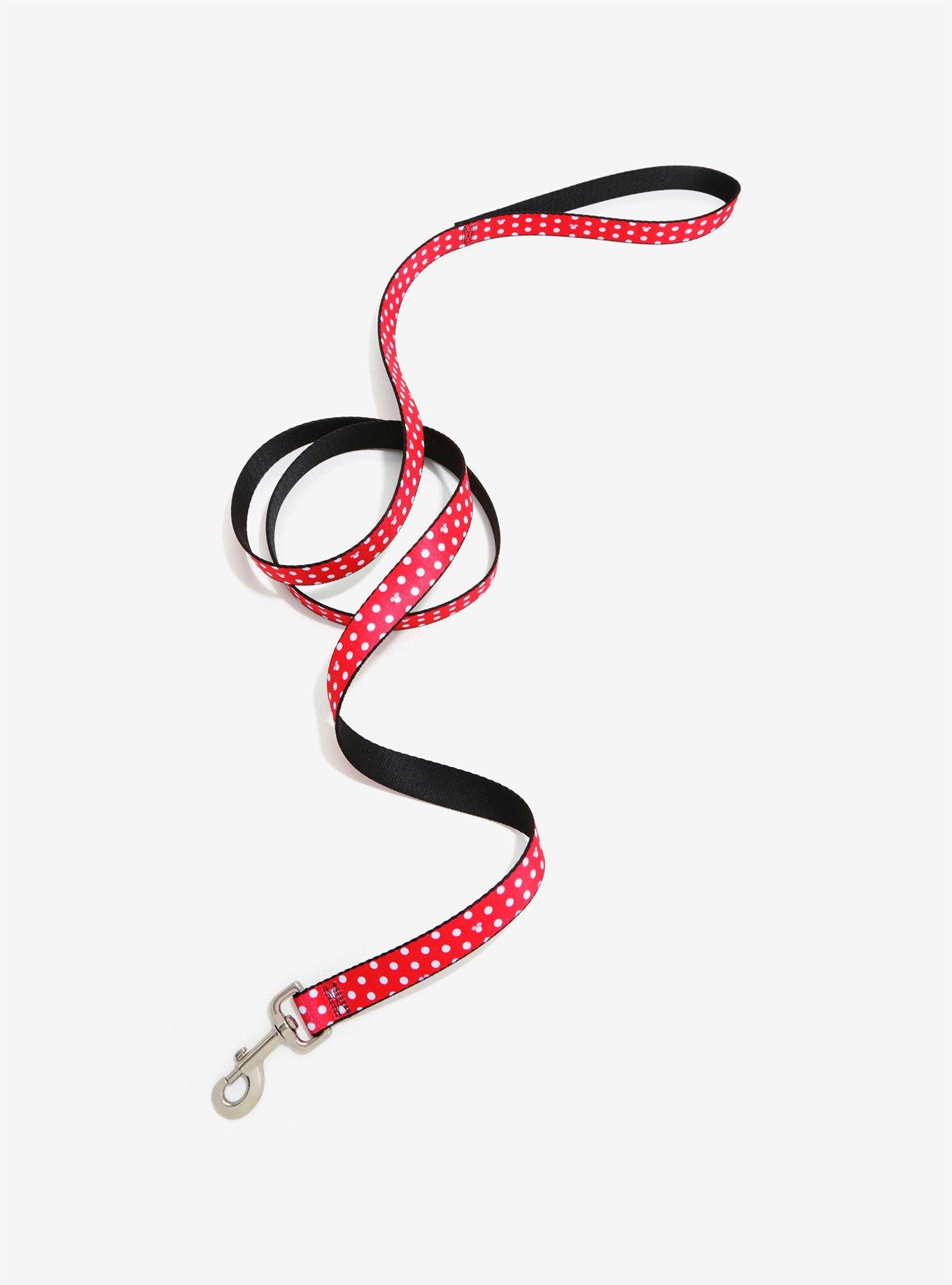Disney Minnie Mouse Polka Dot Dog Leash, , alternate