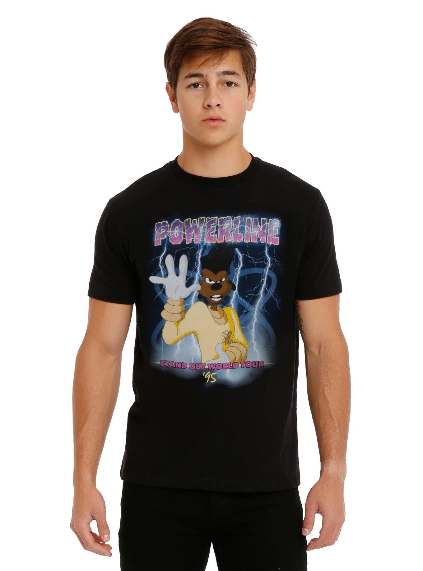 Disney A Goofy Movie Powerline World Tour T-Shirt, , alternate